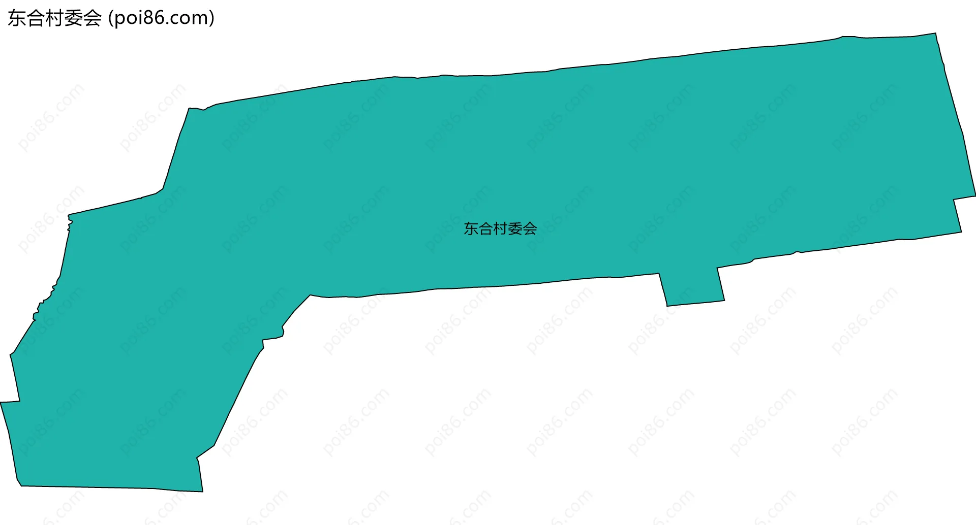 东合村委会边界地图