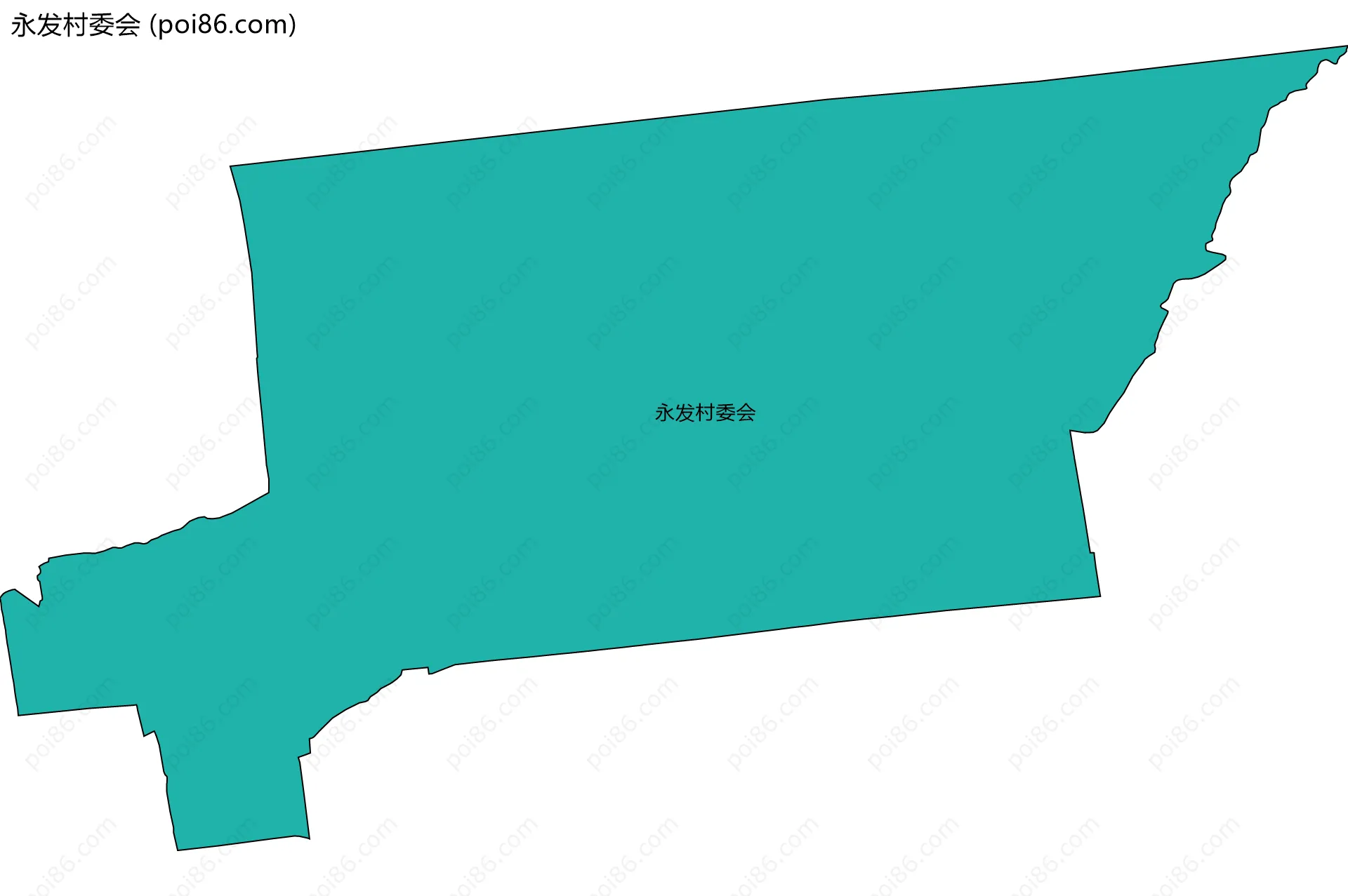 永发村委会边界地图
