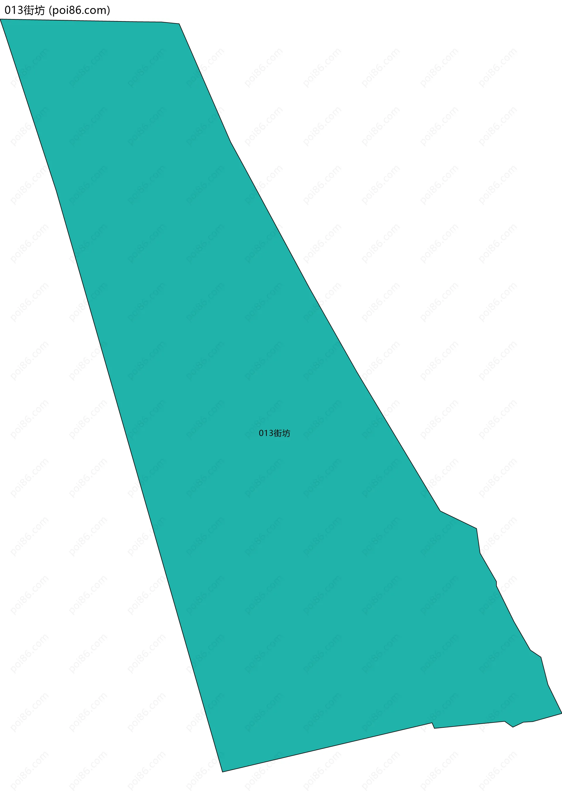 013街坊边界地图