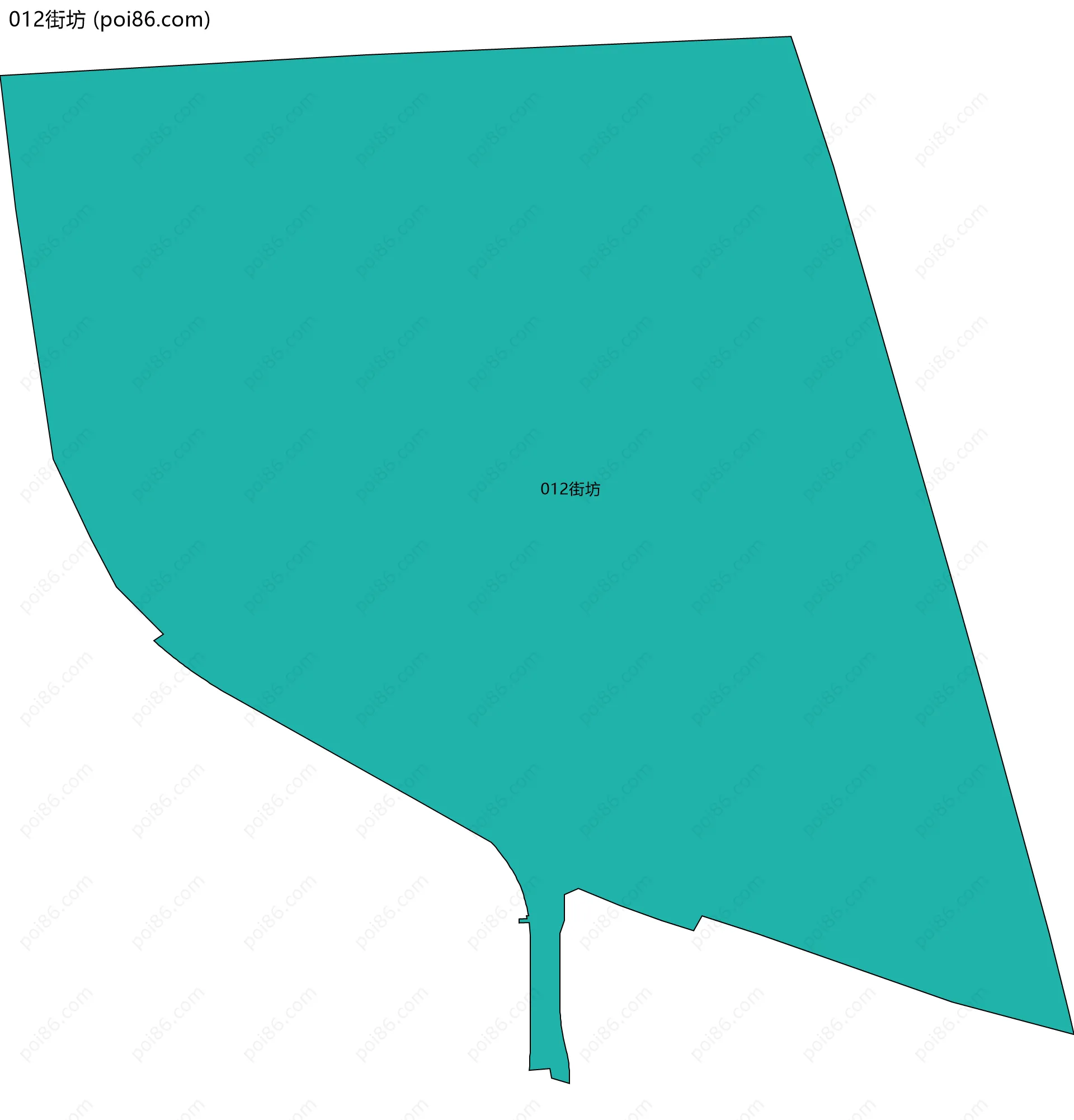 012街坊边界地图