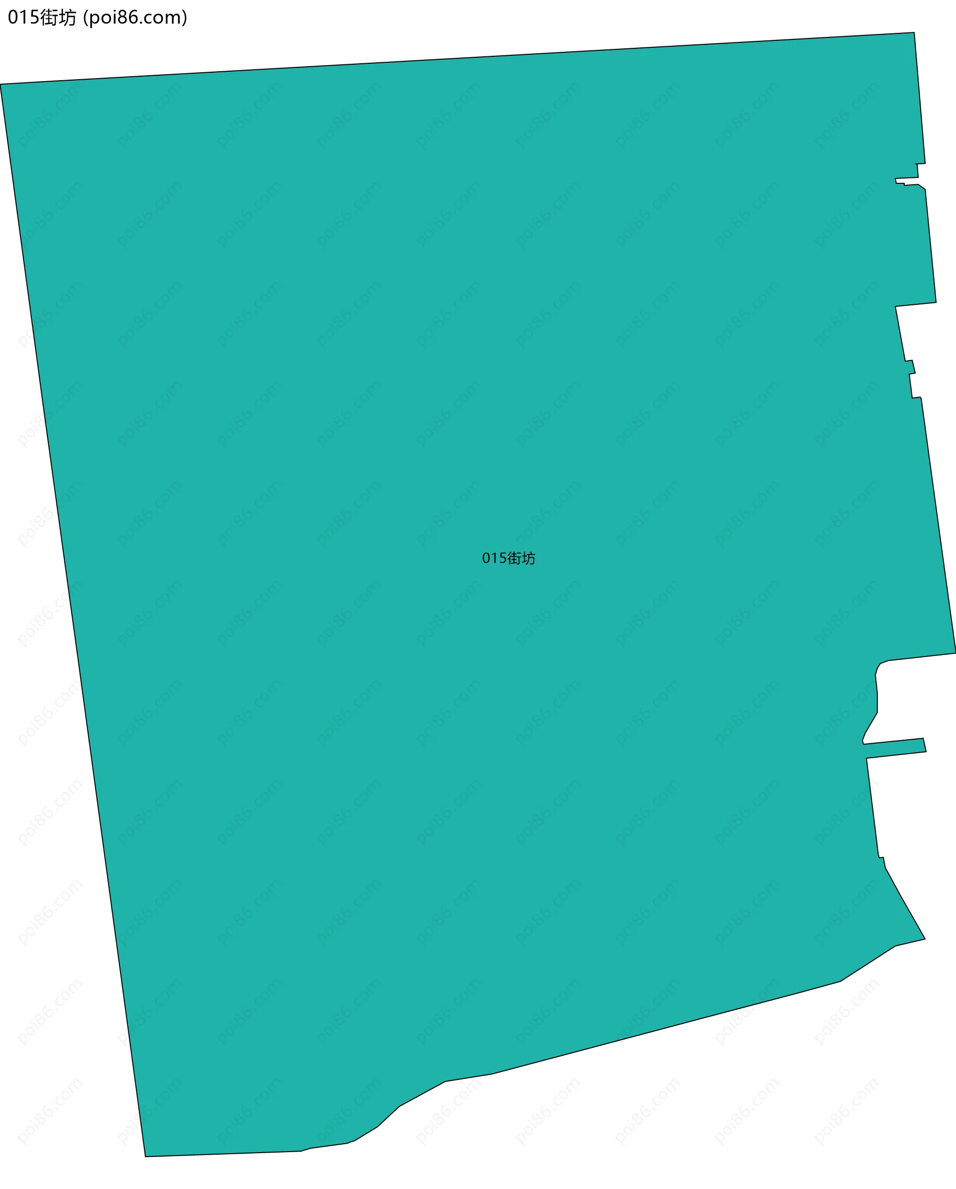 015街坊边界地图