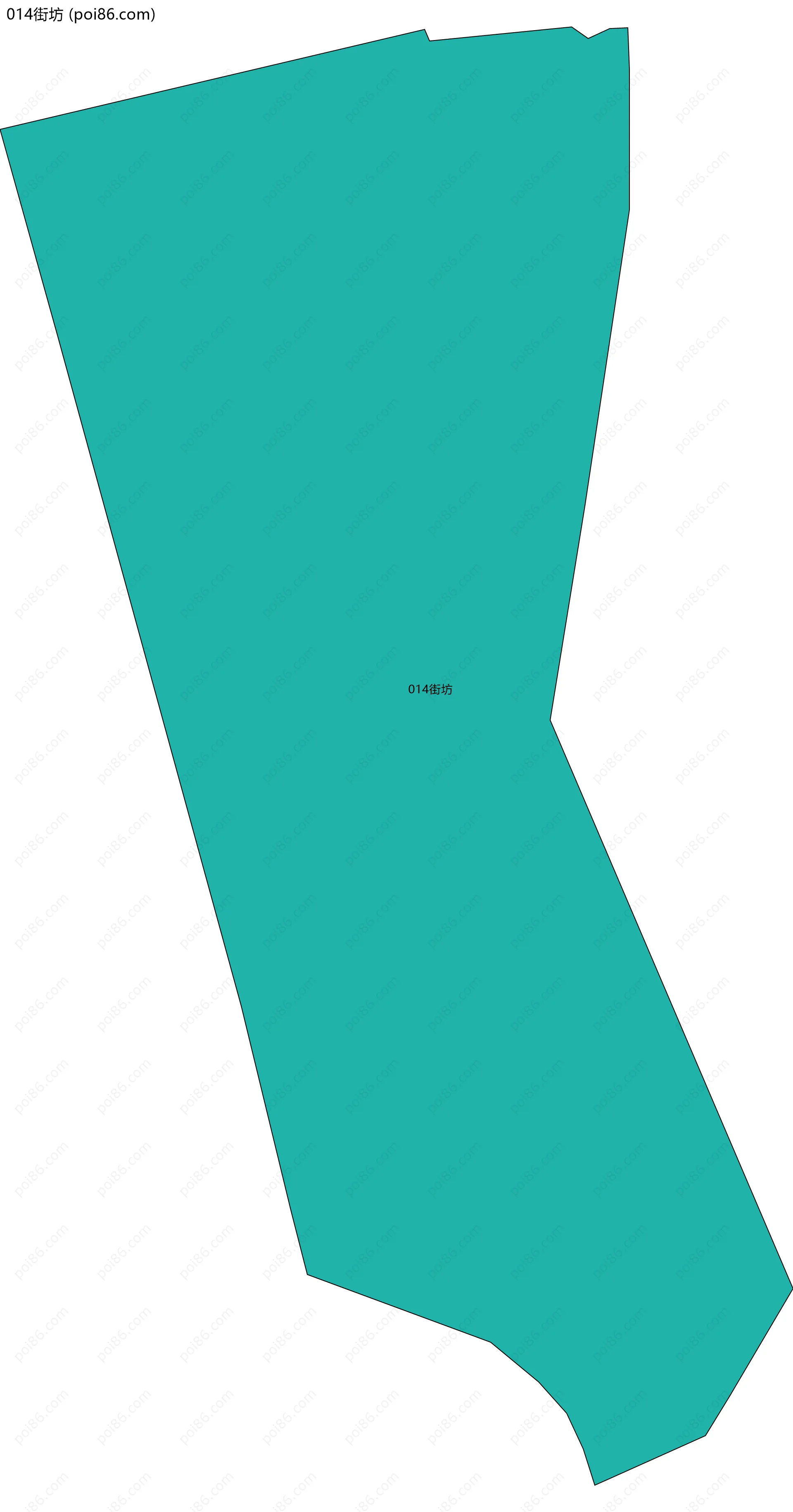 014街坊边界地图