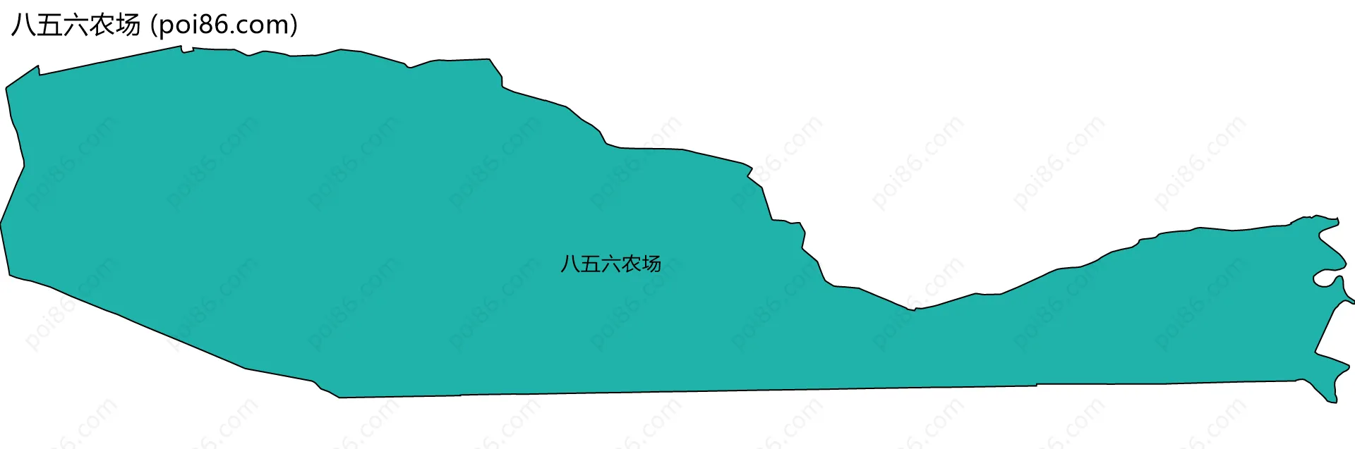 八五六农场边界地图