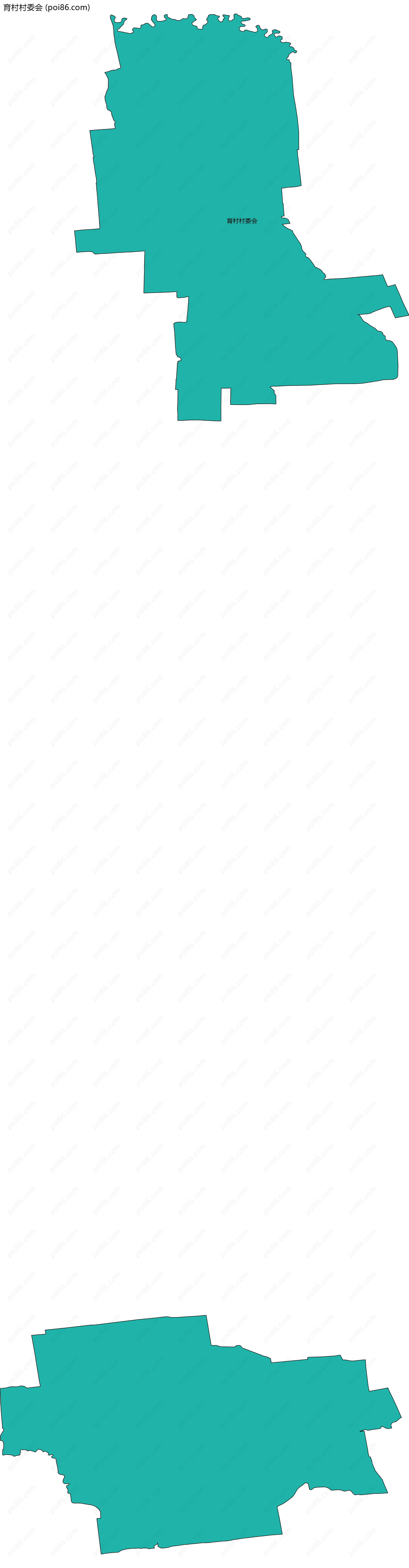 育村村委会边界地图