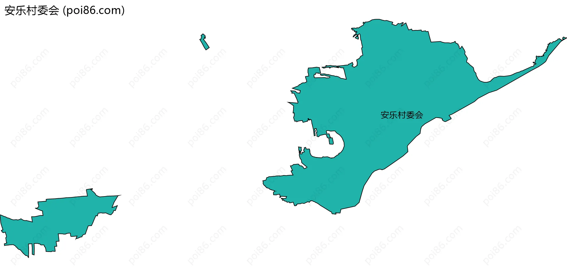 安乐村委会边界地图