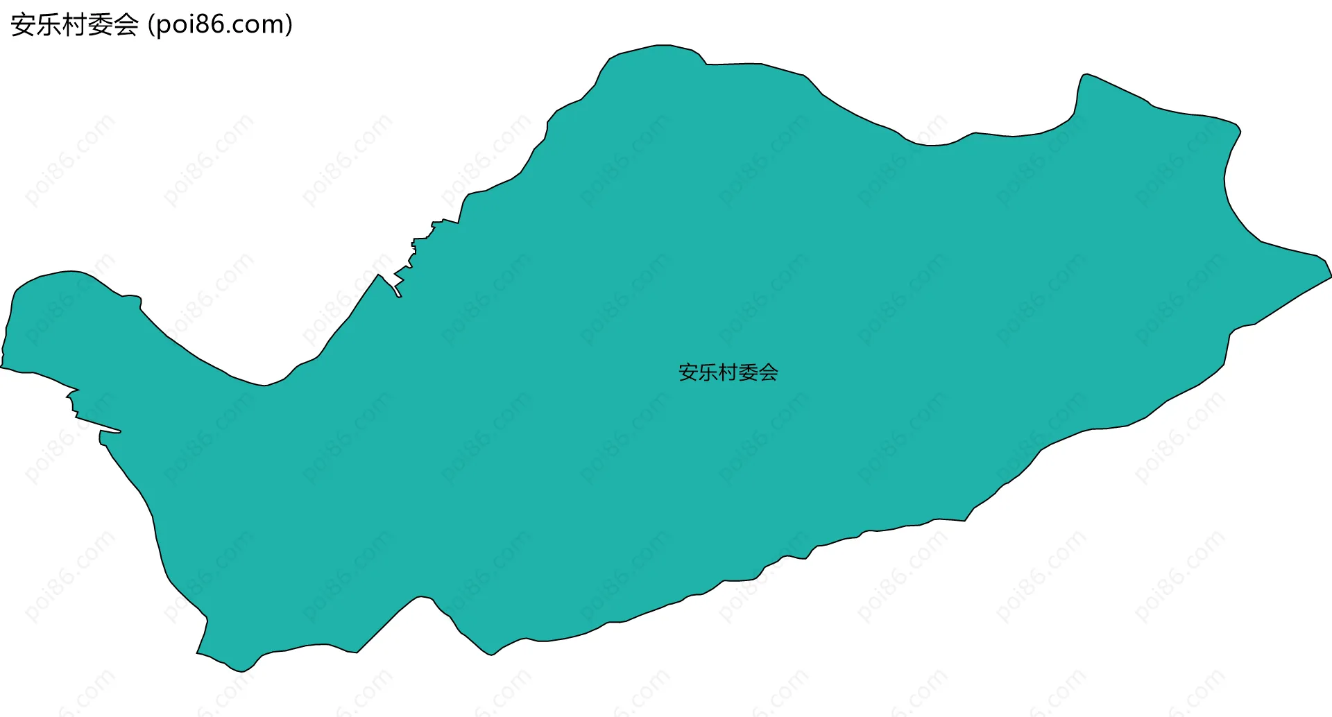 安乐村委会边界地图