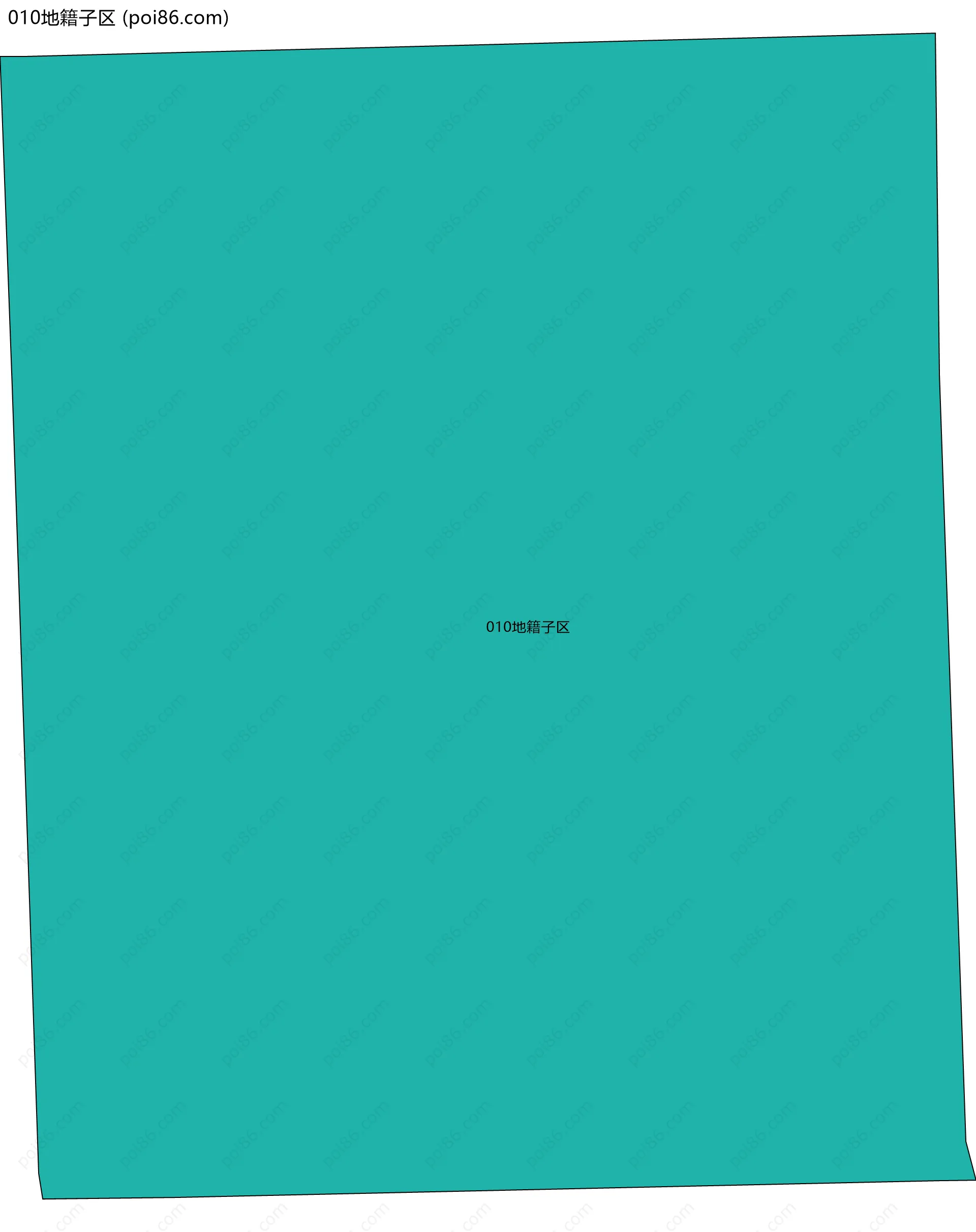 010地籍子区边界地图