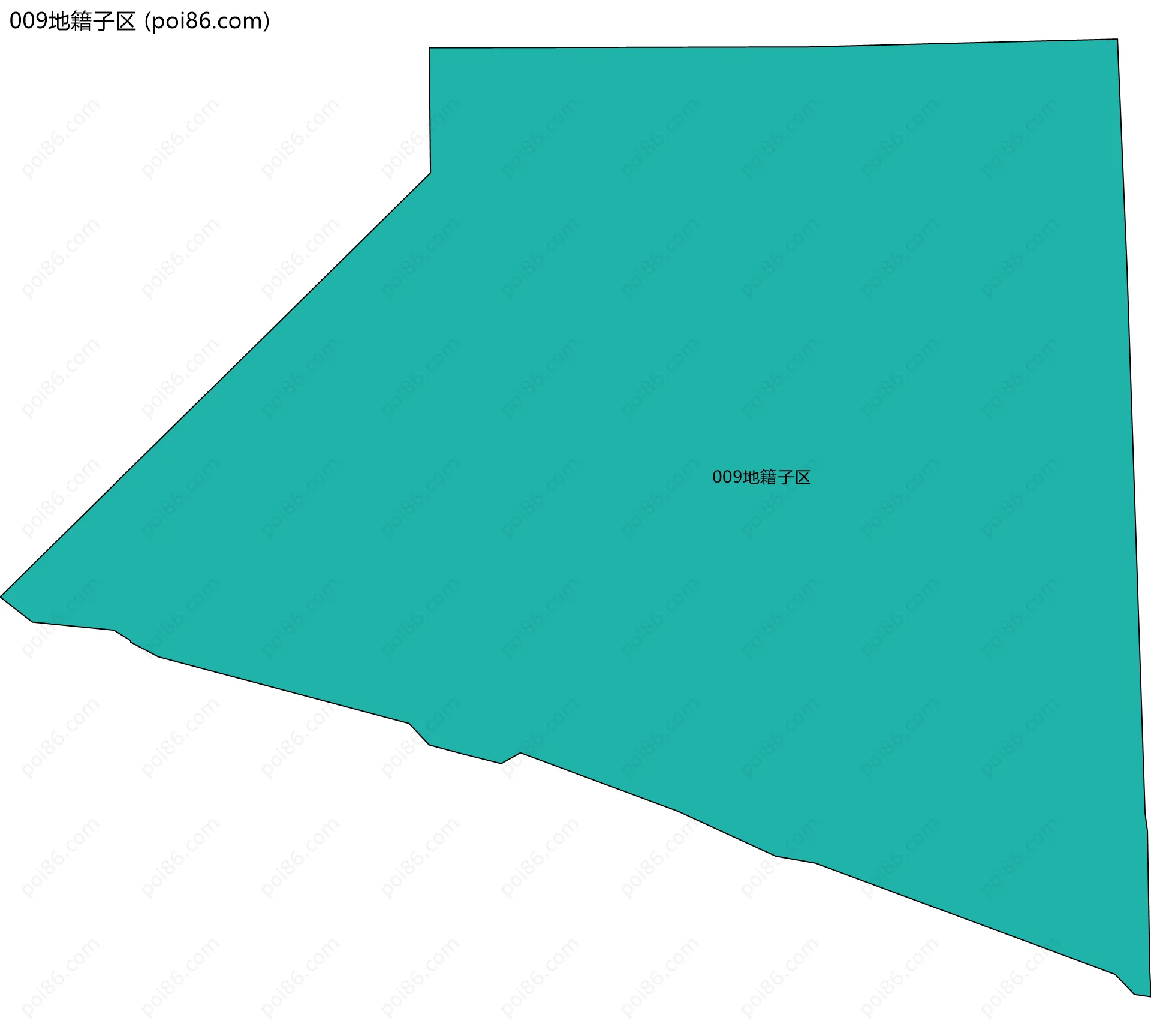 009地籍子区边界地图