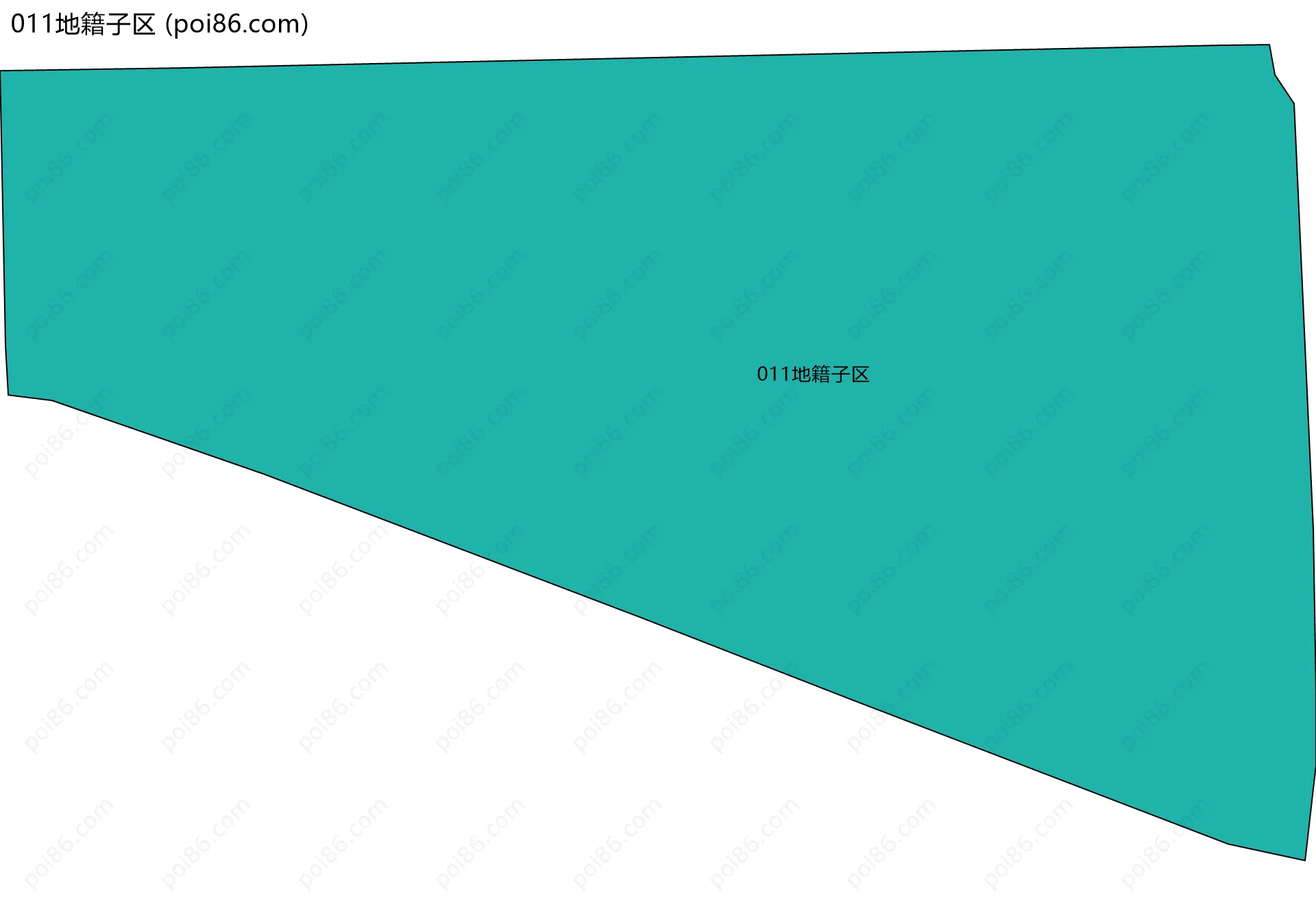 011地籍子区边界地图