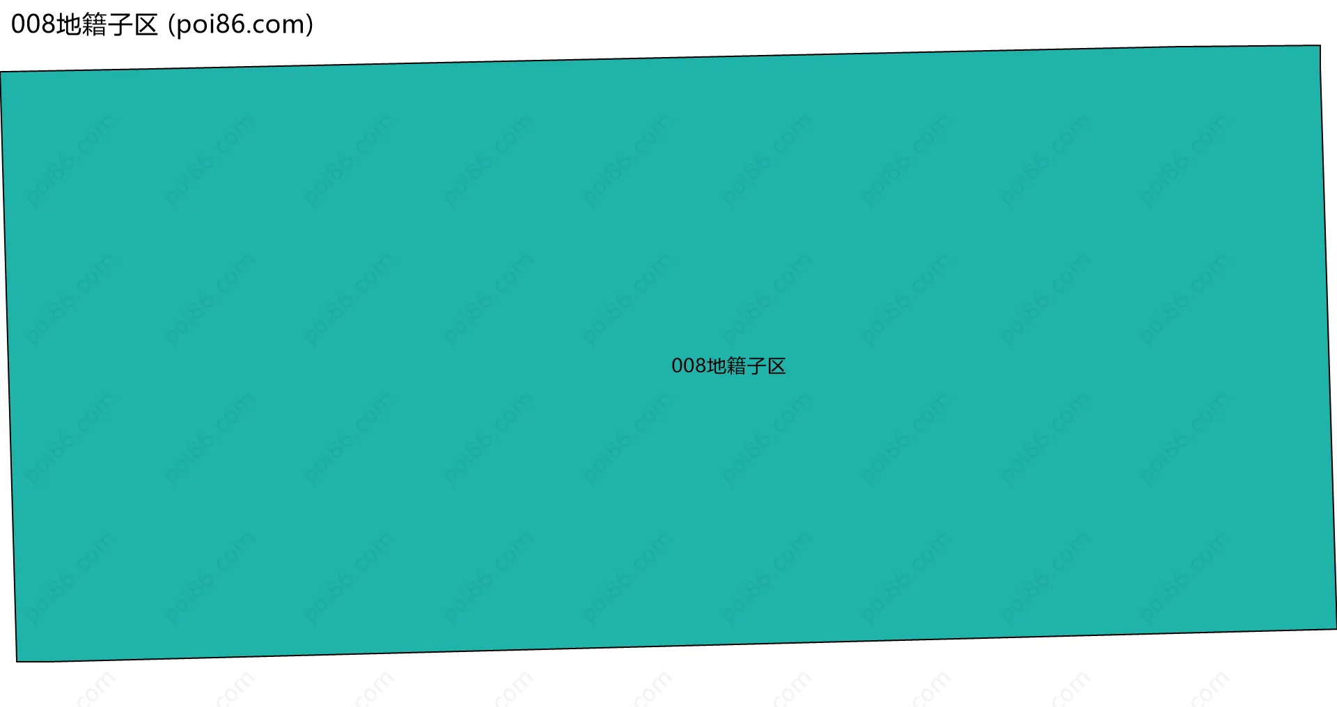 008地籍子区边界地图