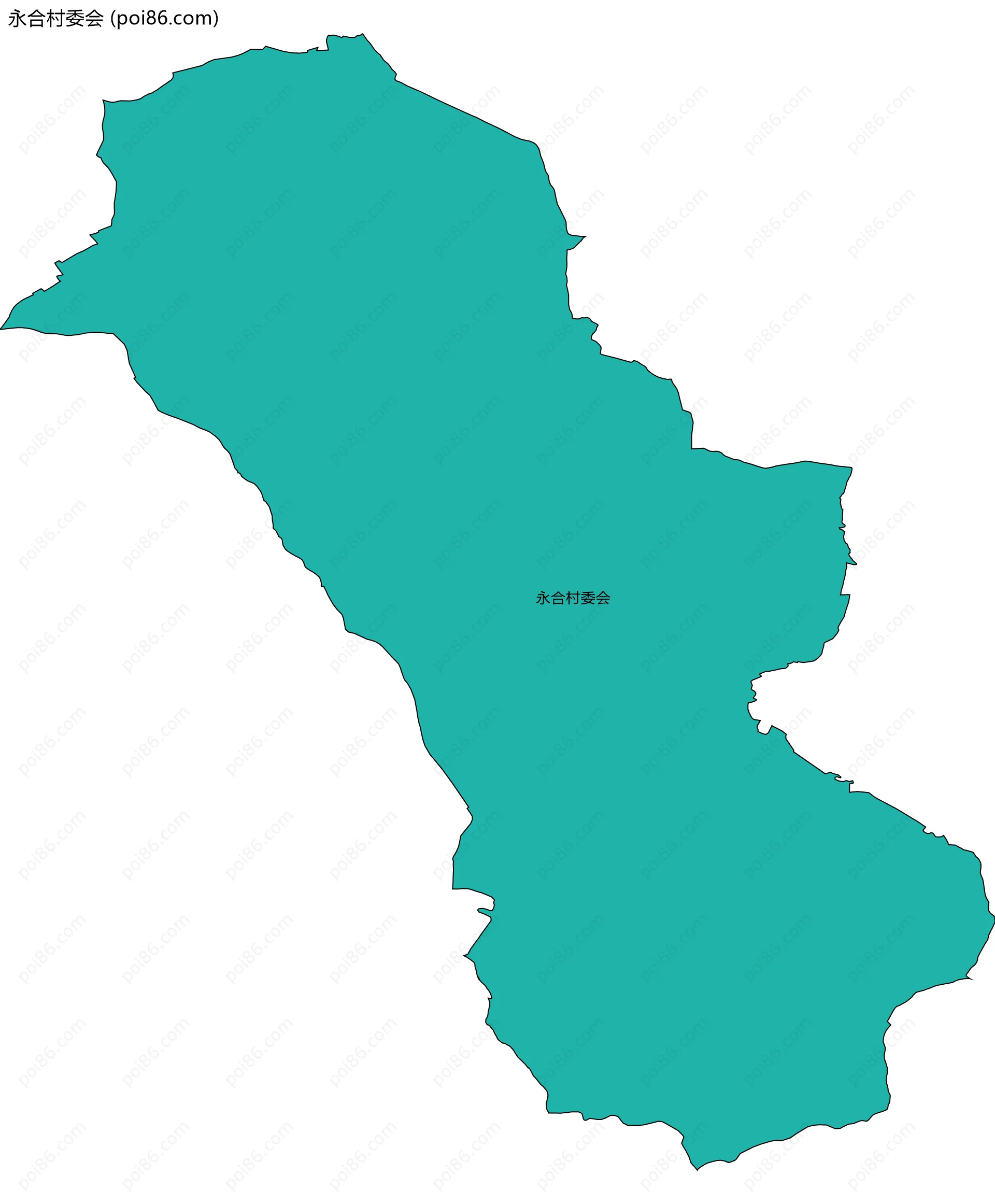 永合村委会边界地图