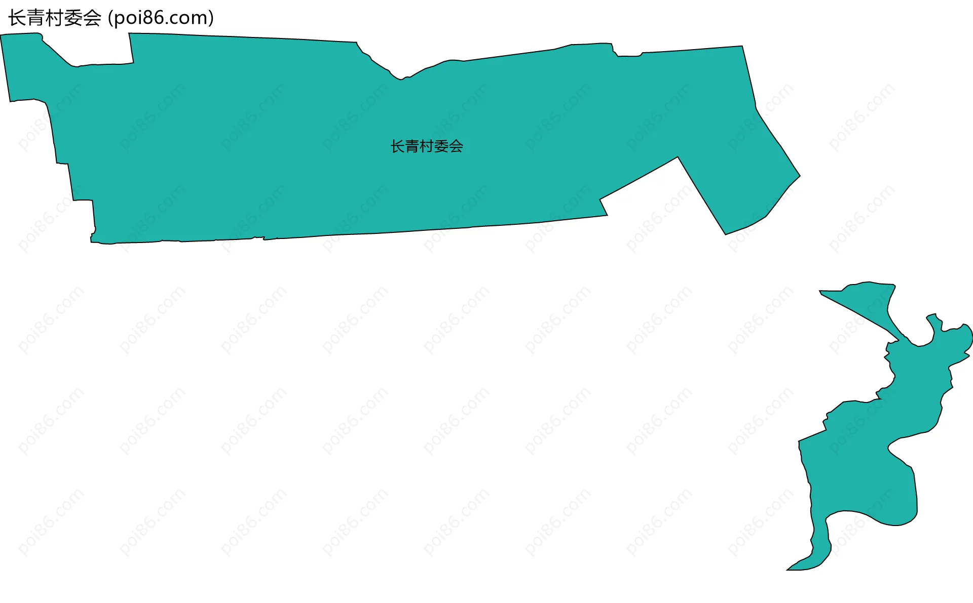 长青村委会边界地图