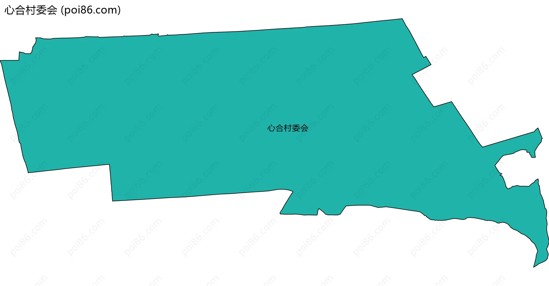 心合村委会边界地图