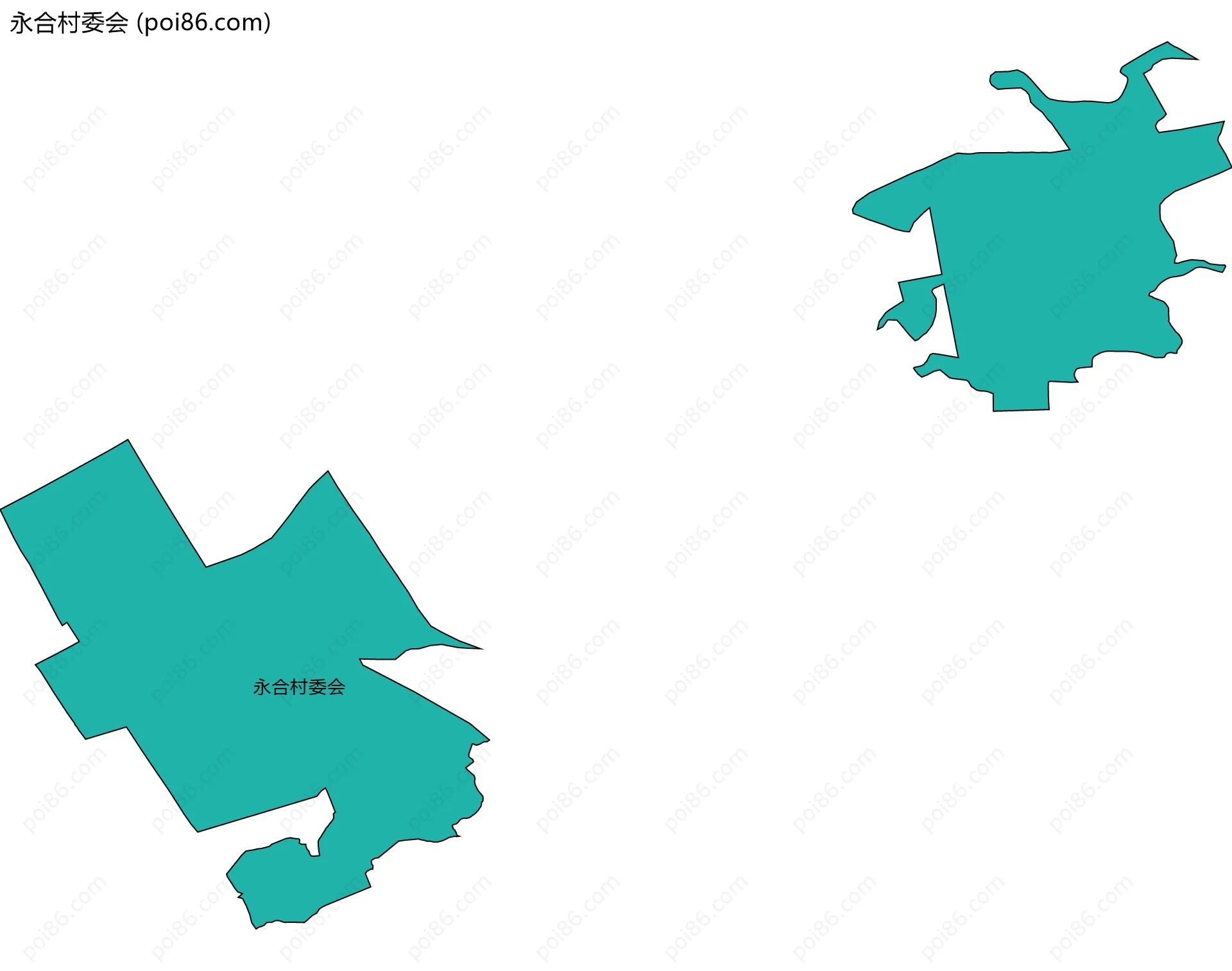 永合村委会边界地图