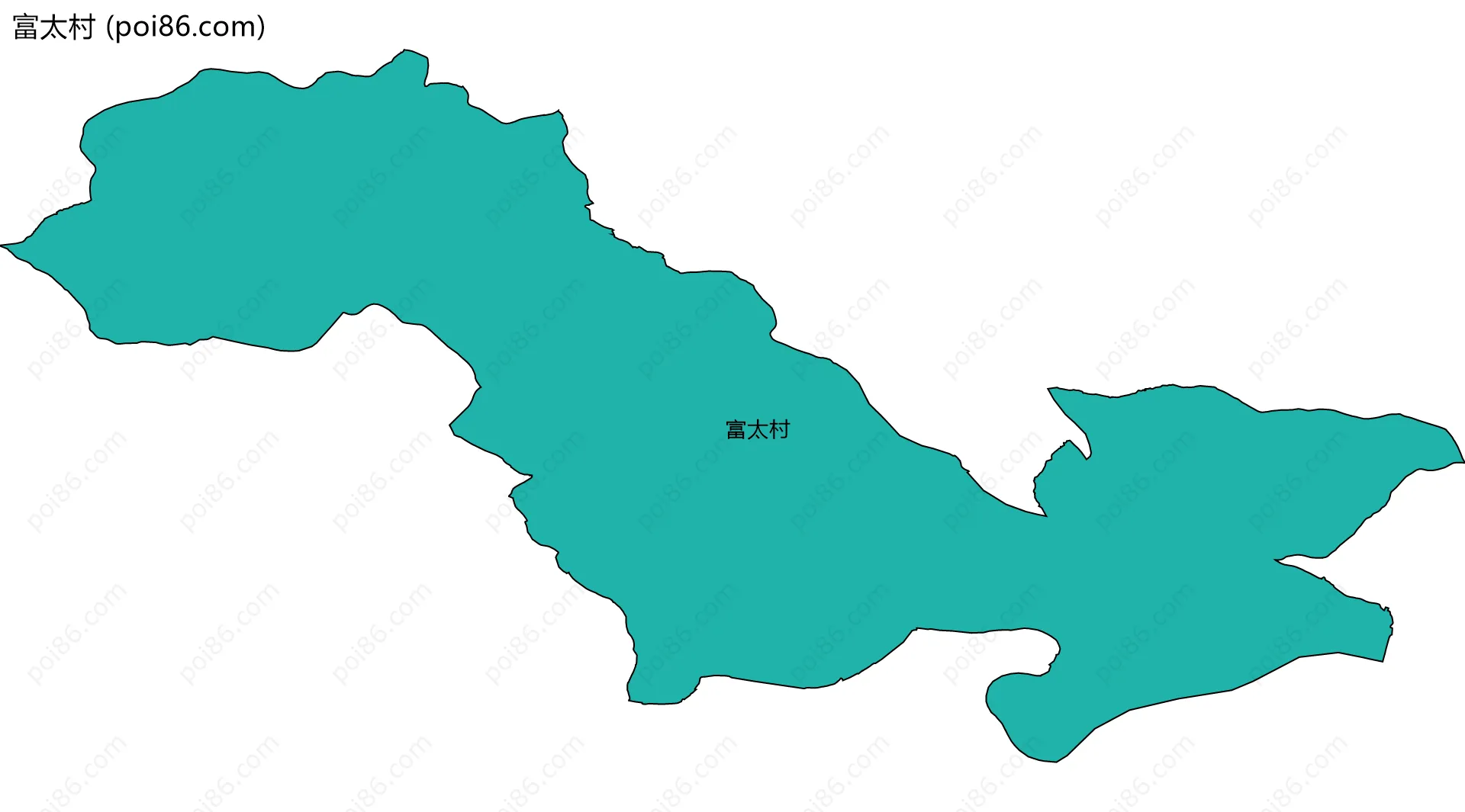 富太村边界地图