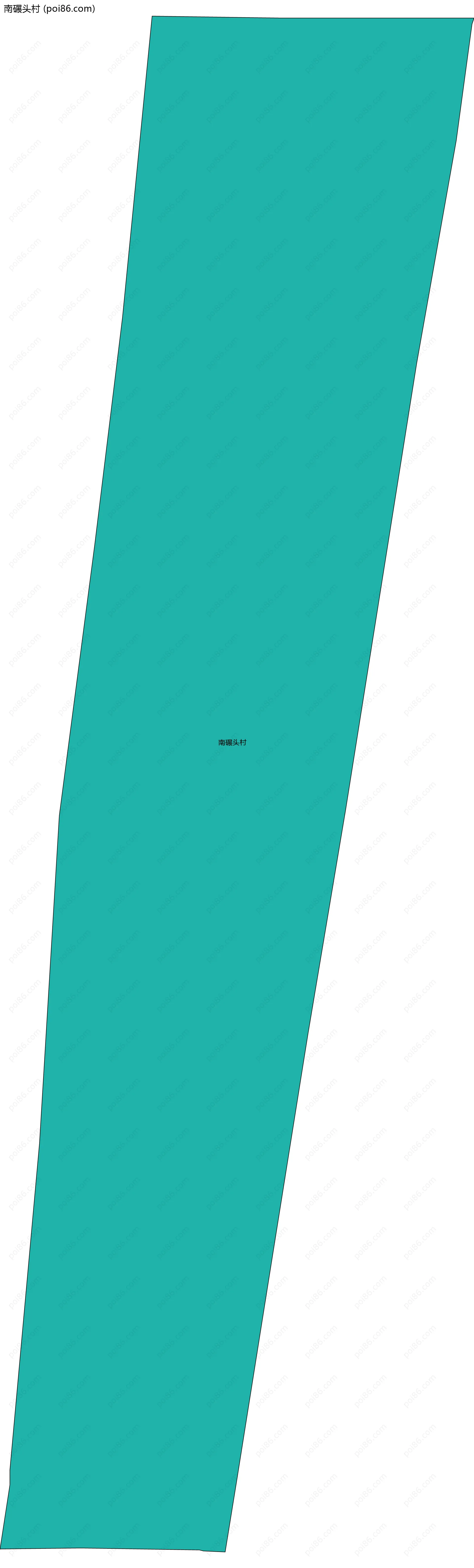 南碾头村边界地图