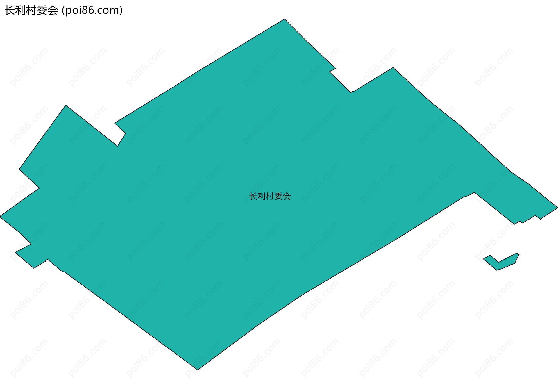 长利村委会边界地图