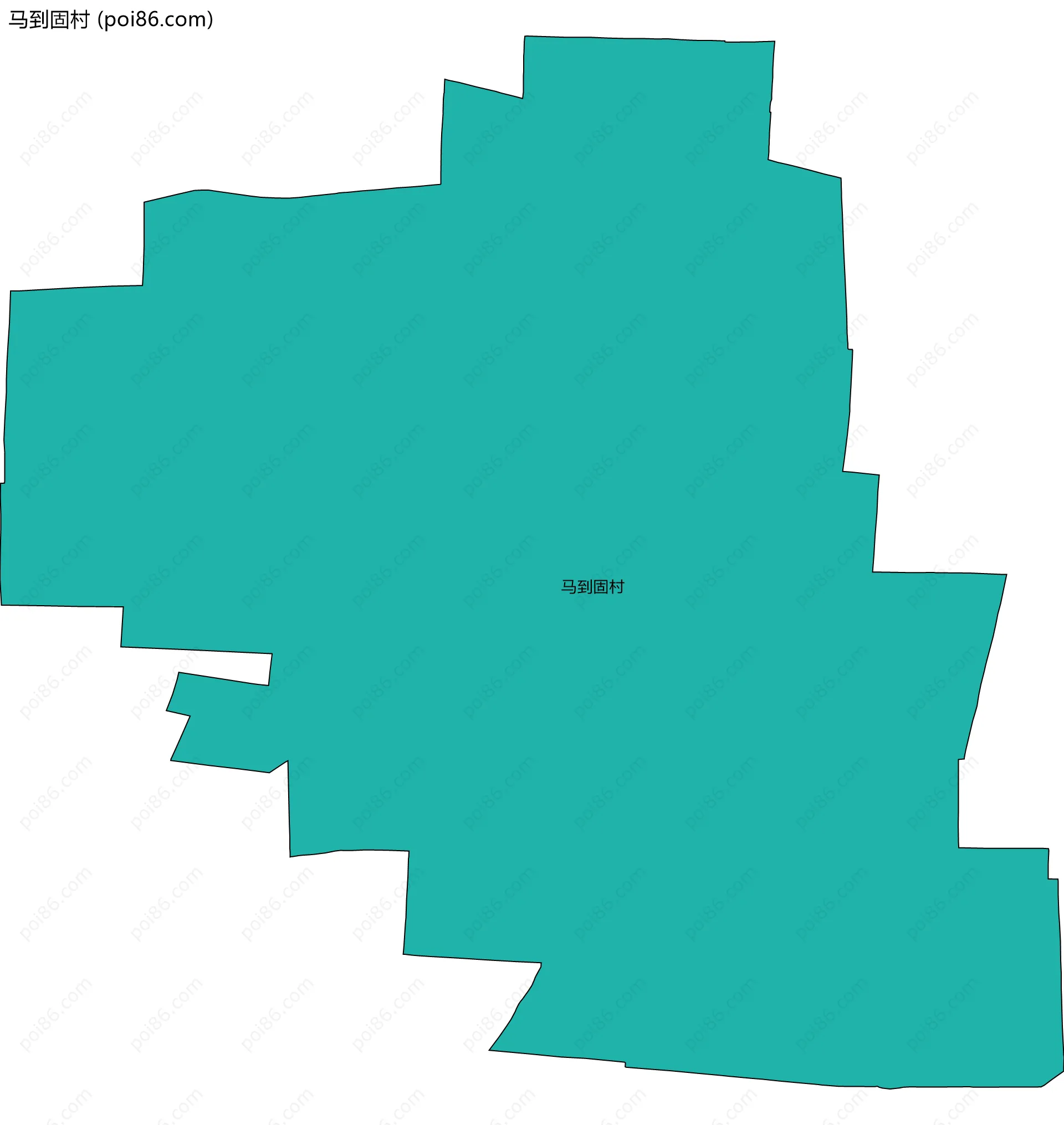 马到固村边界地图