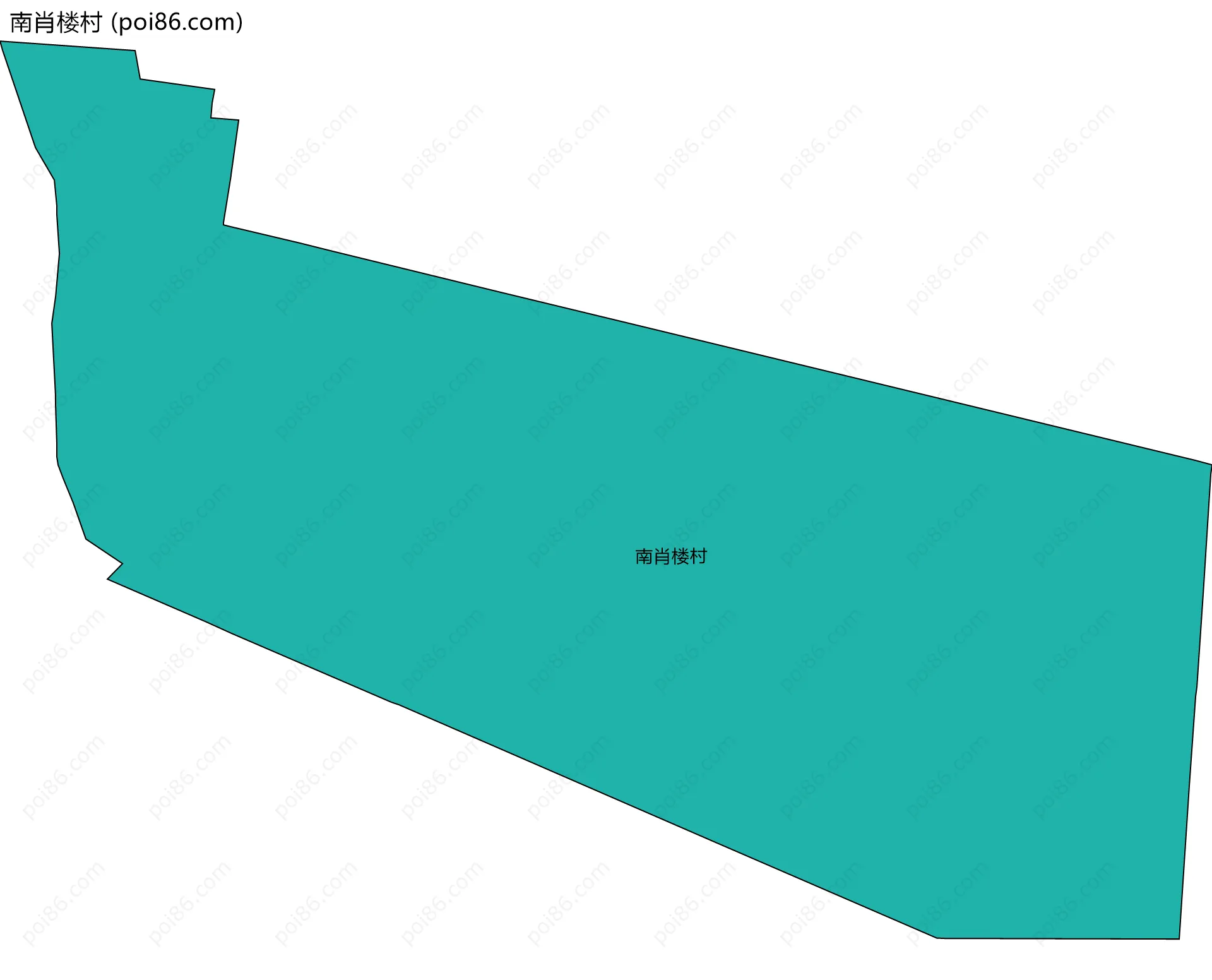 南肖楼村边界地图