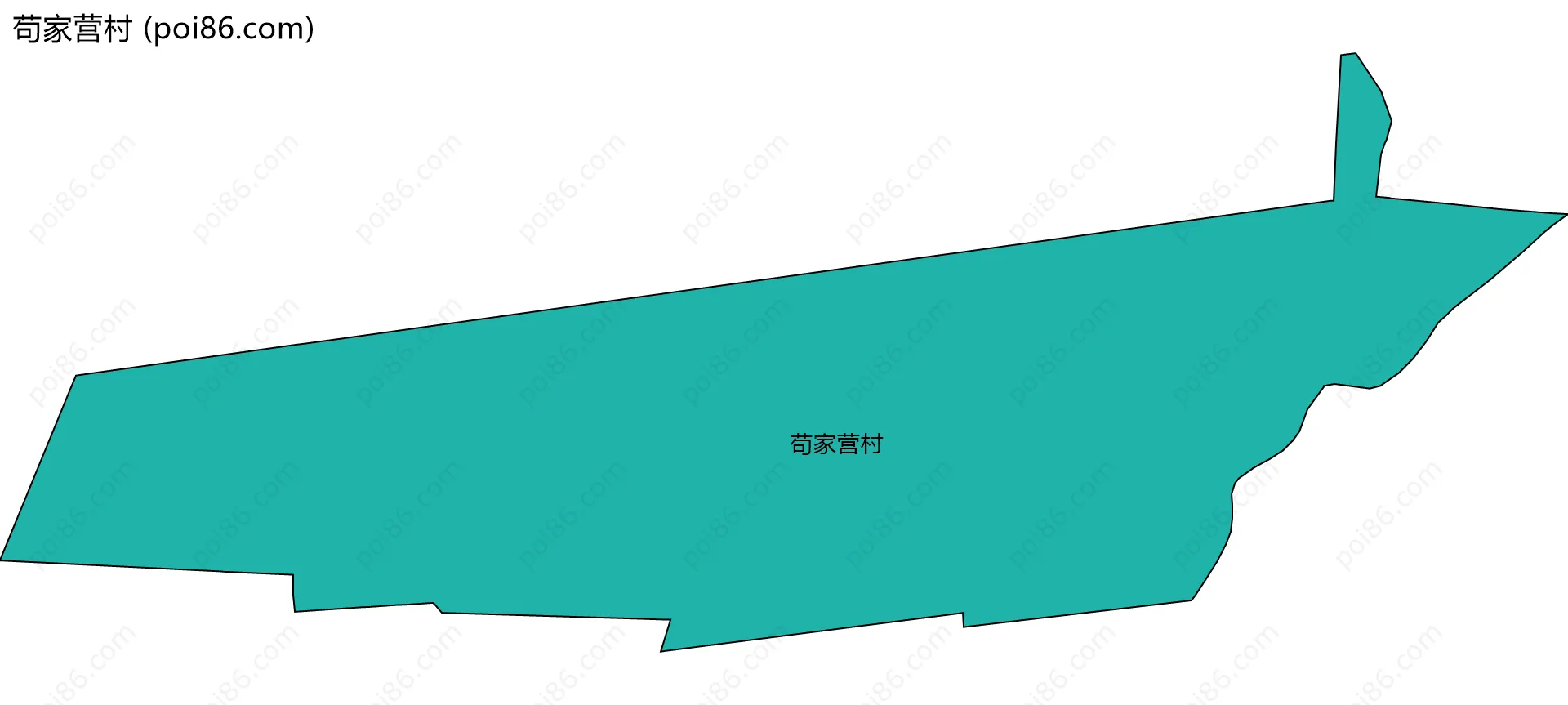 苟家营村边界地图