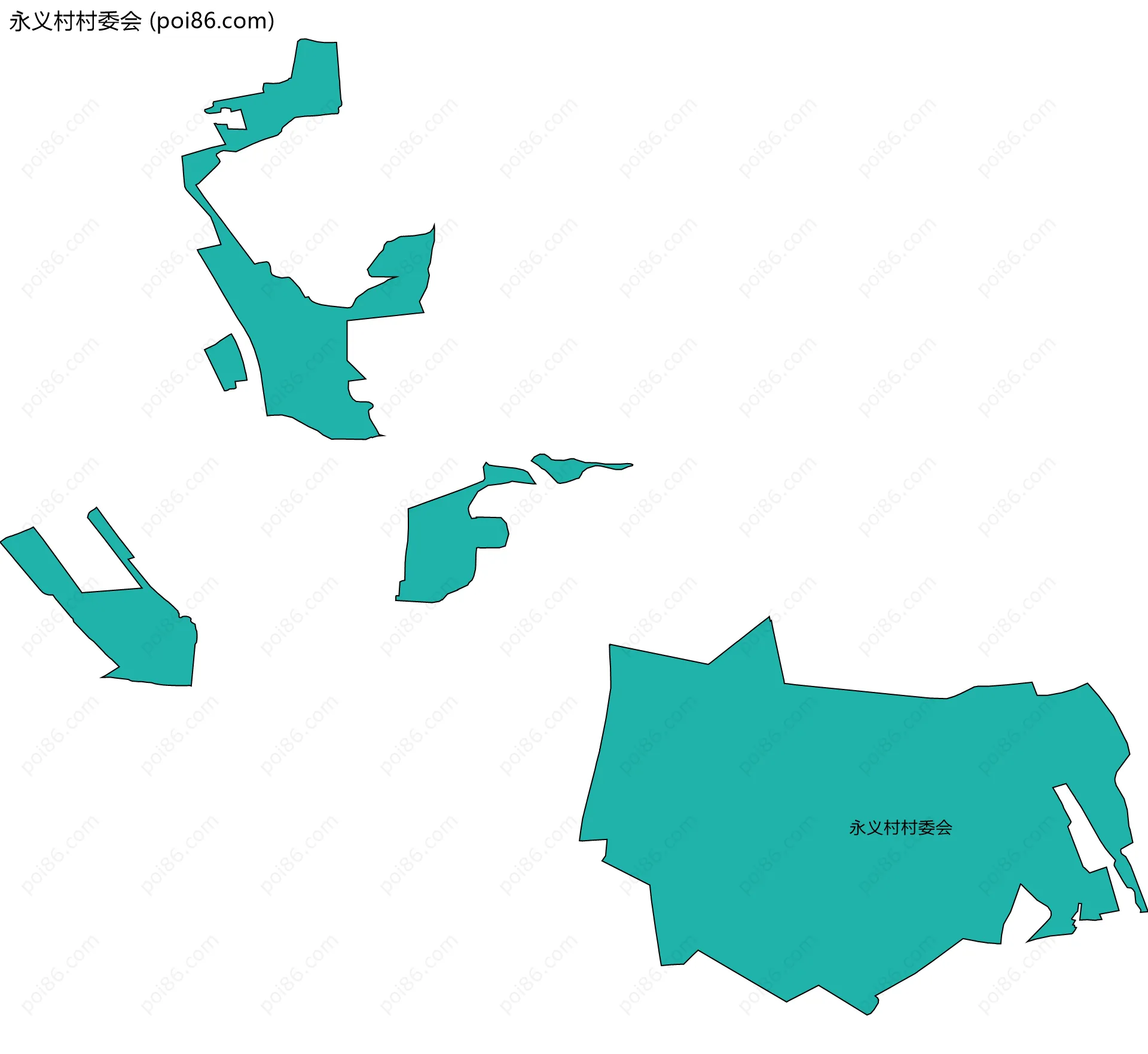 永义村村委会边界地图