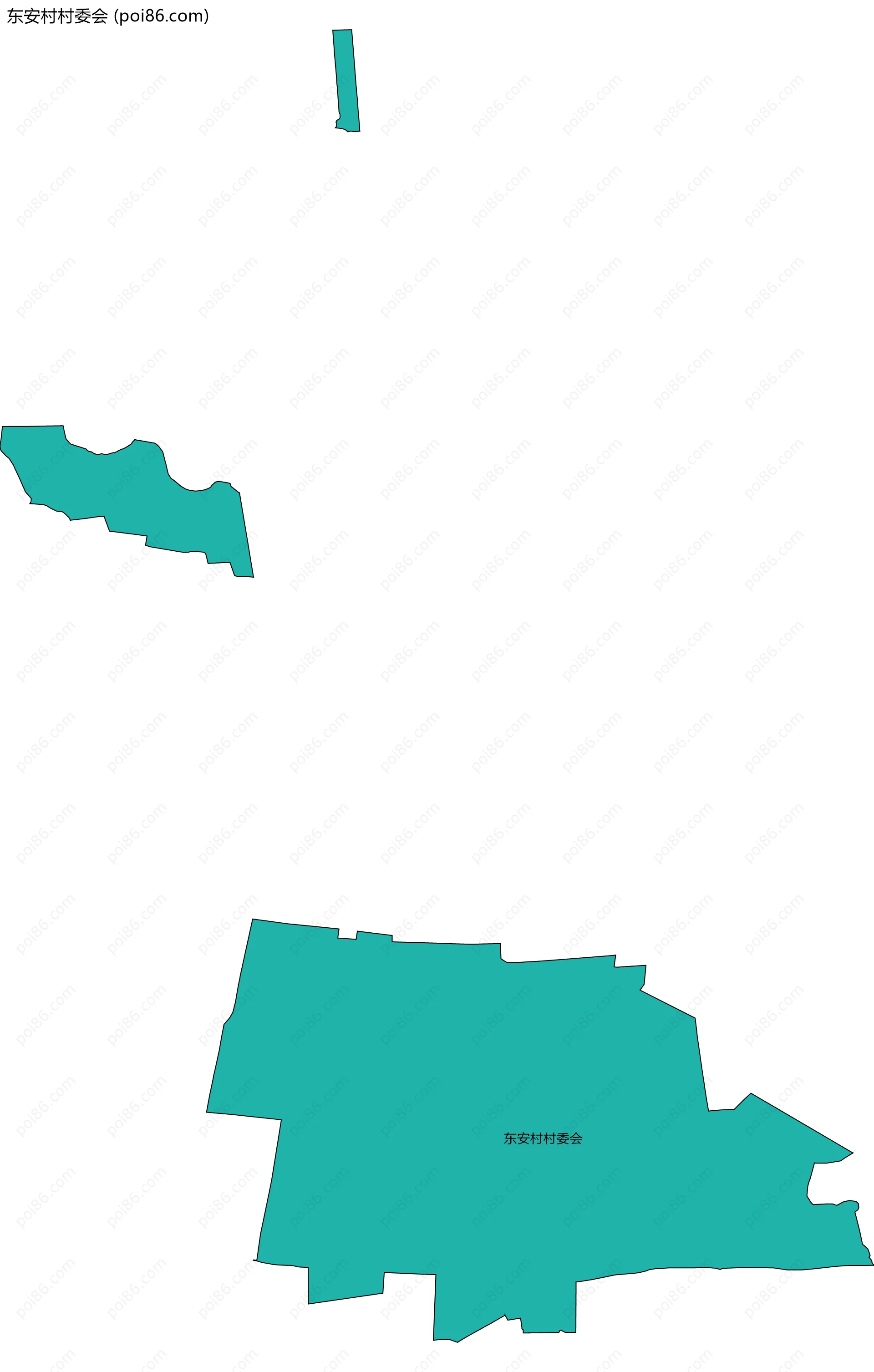 东安村村委会边界地图