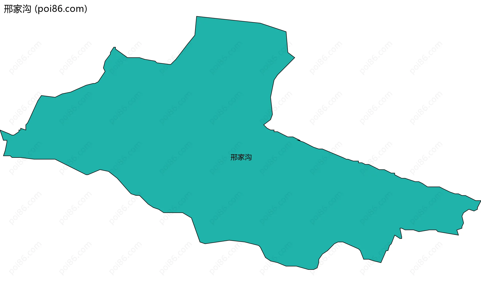 邢家沟边界地图