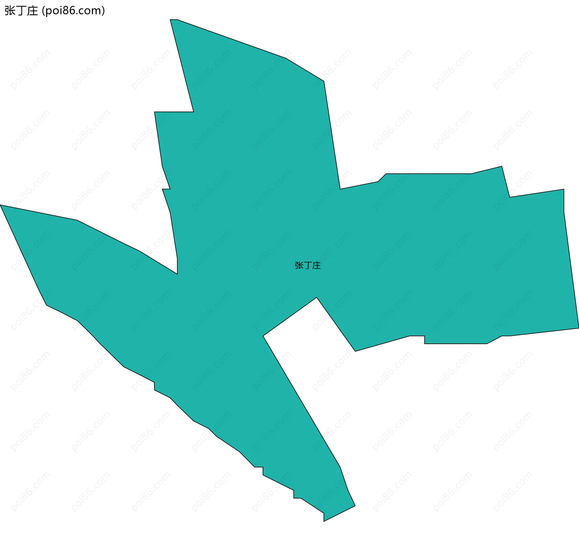 张丁庄边界地图