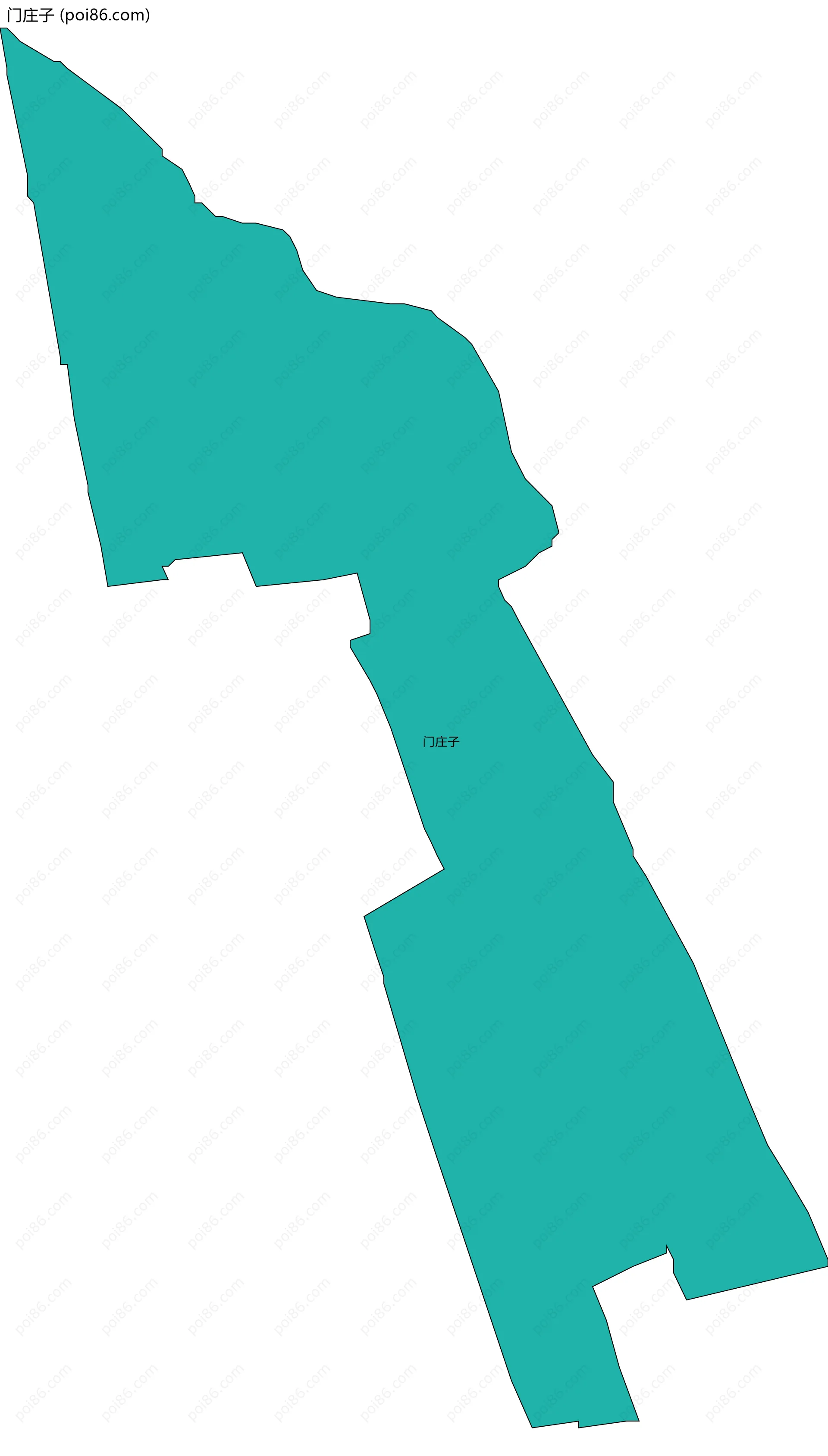 门庄子边界地图