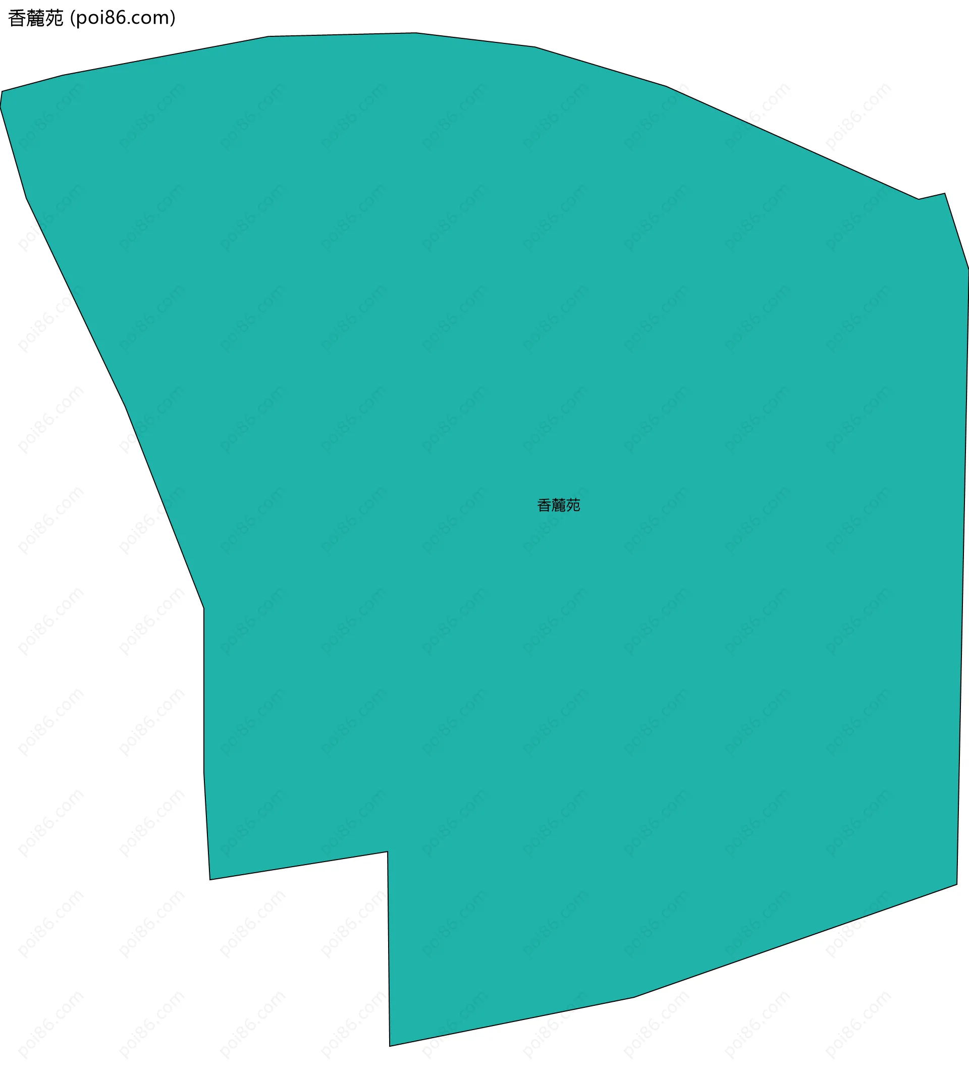 香麓苑边界地图