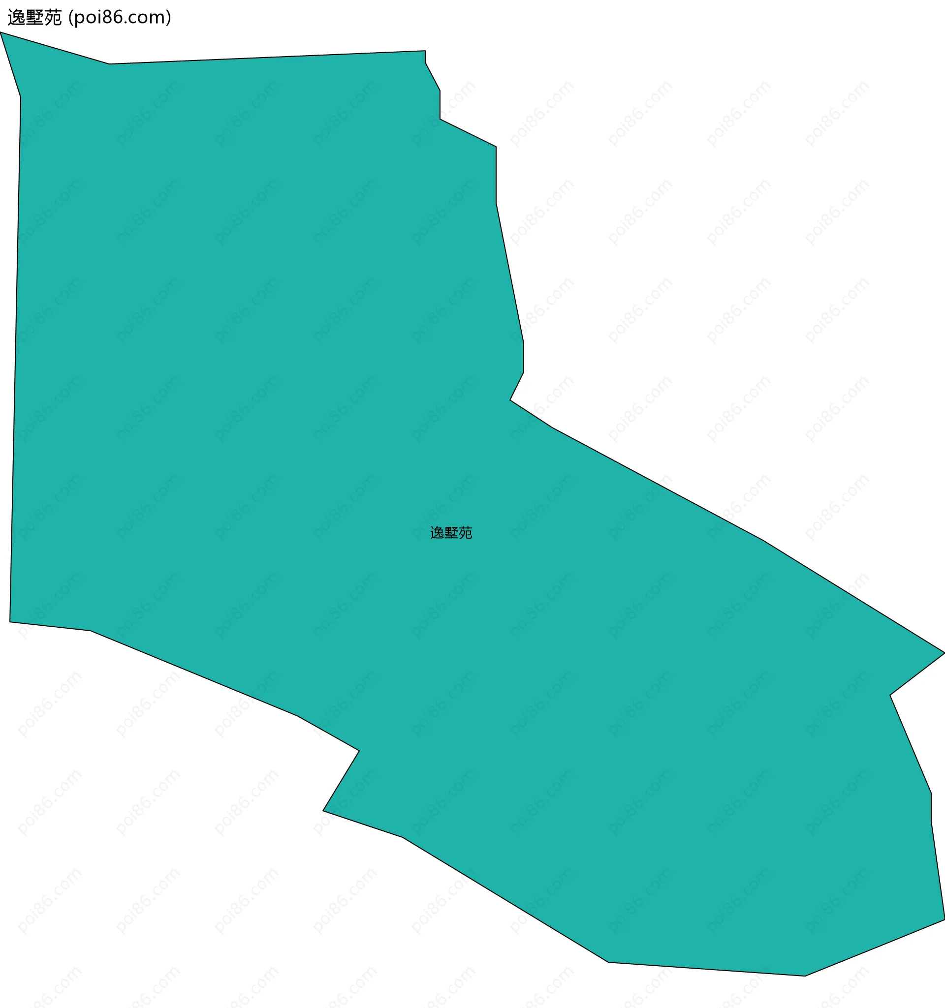 逸墅苑边界地图