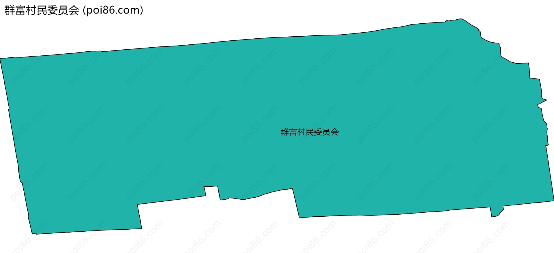 群富村民委员会边界地图