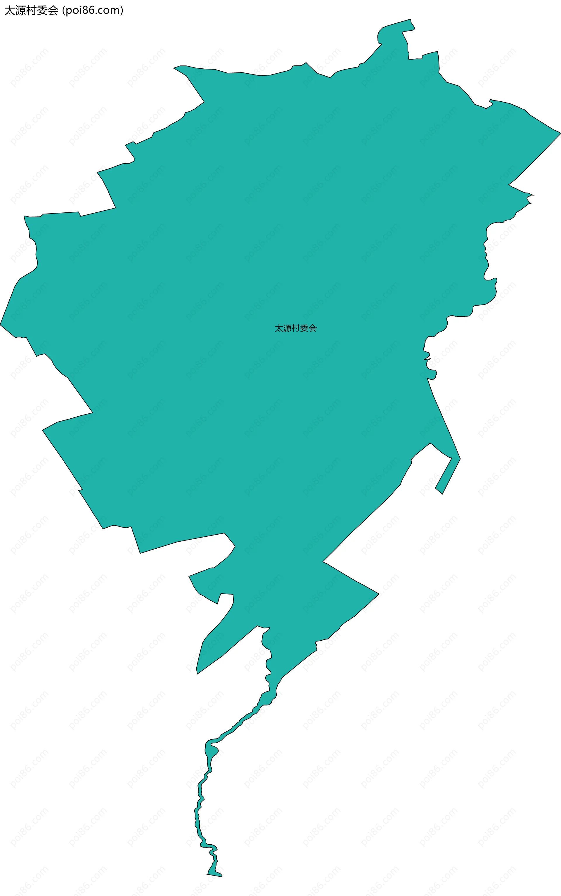 太源村委会边界地图