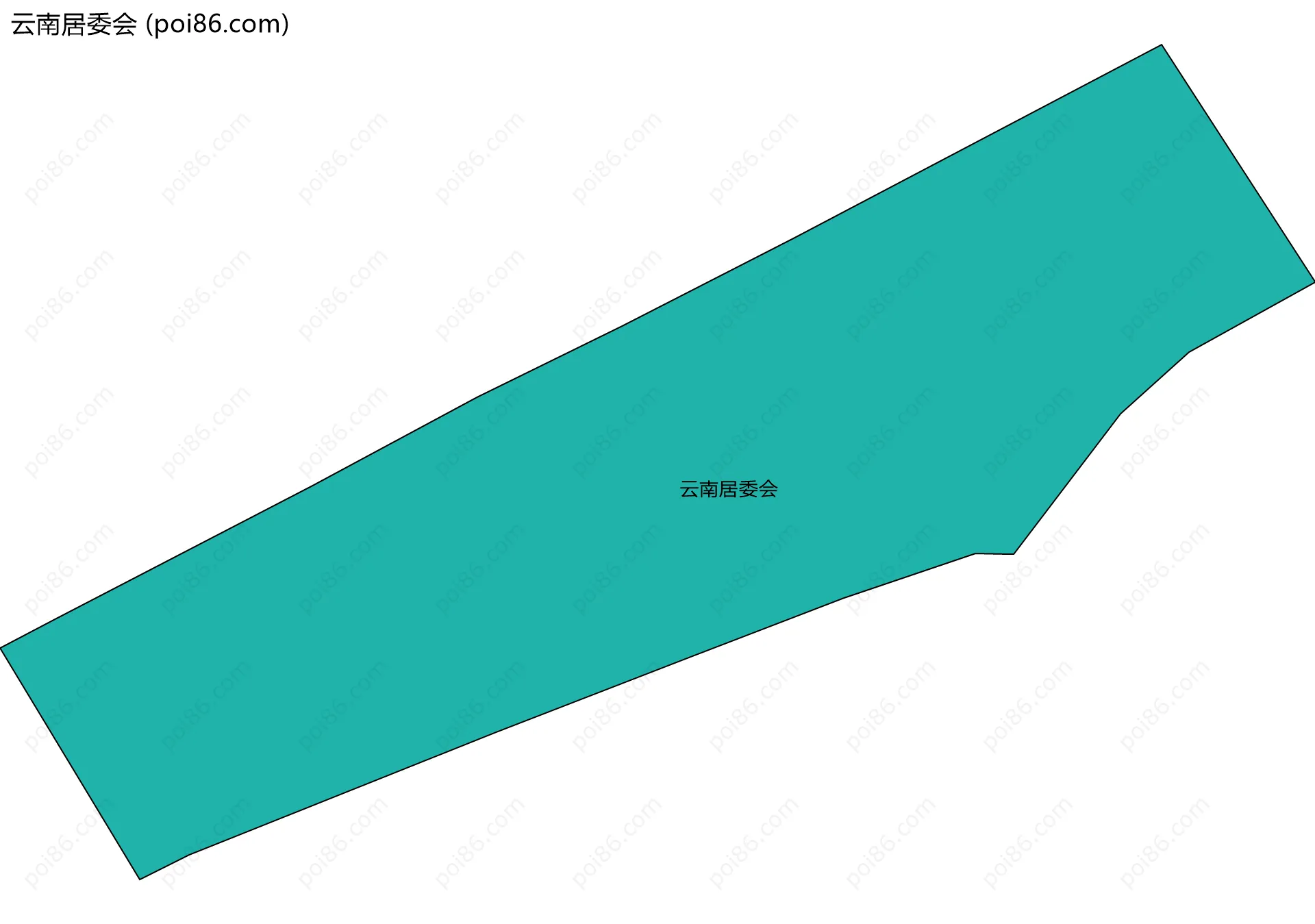 云南居委会边界地图