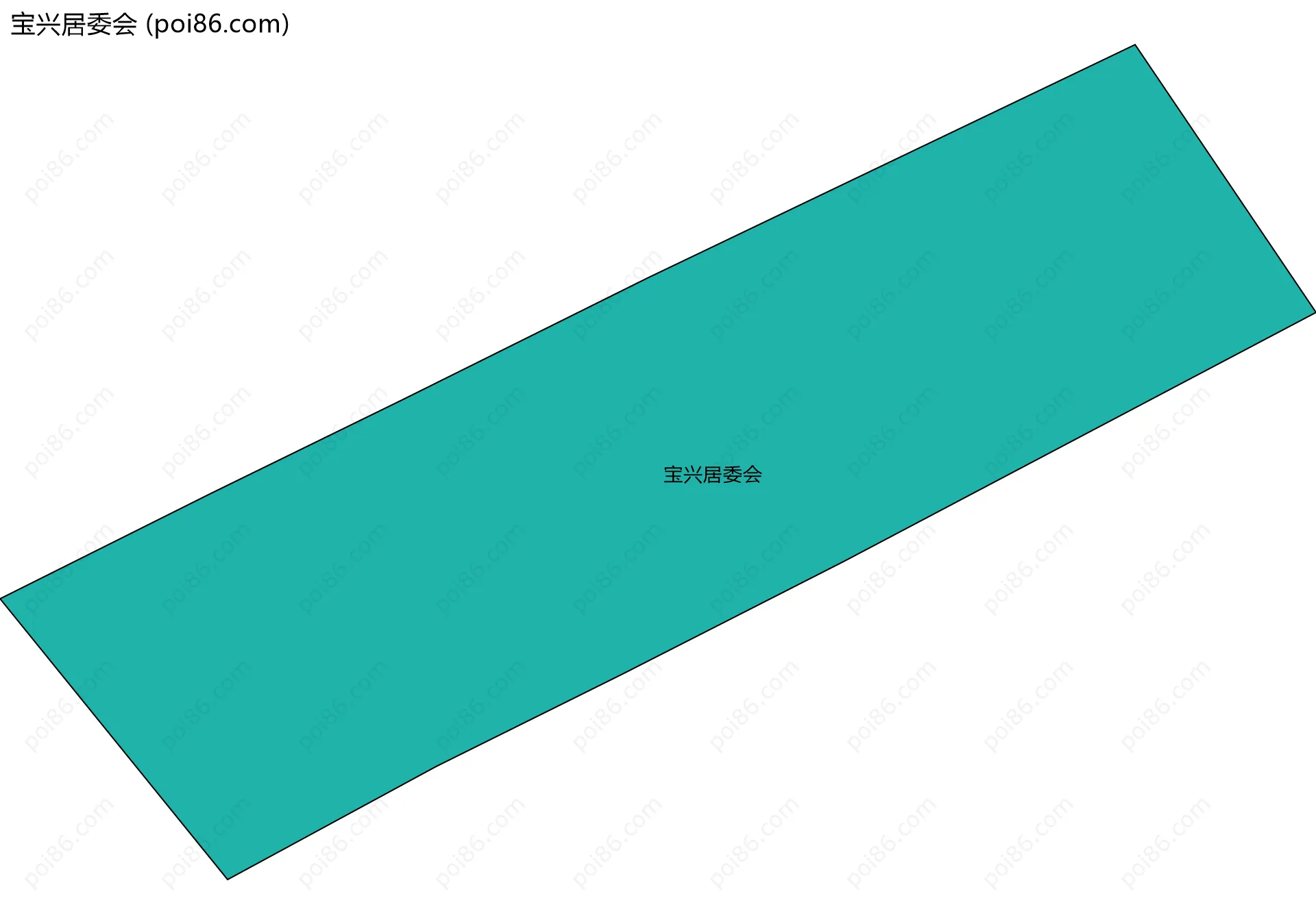 宝兴居委会边界地图