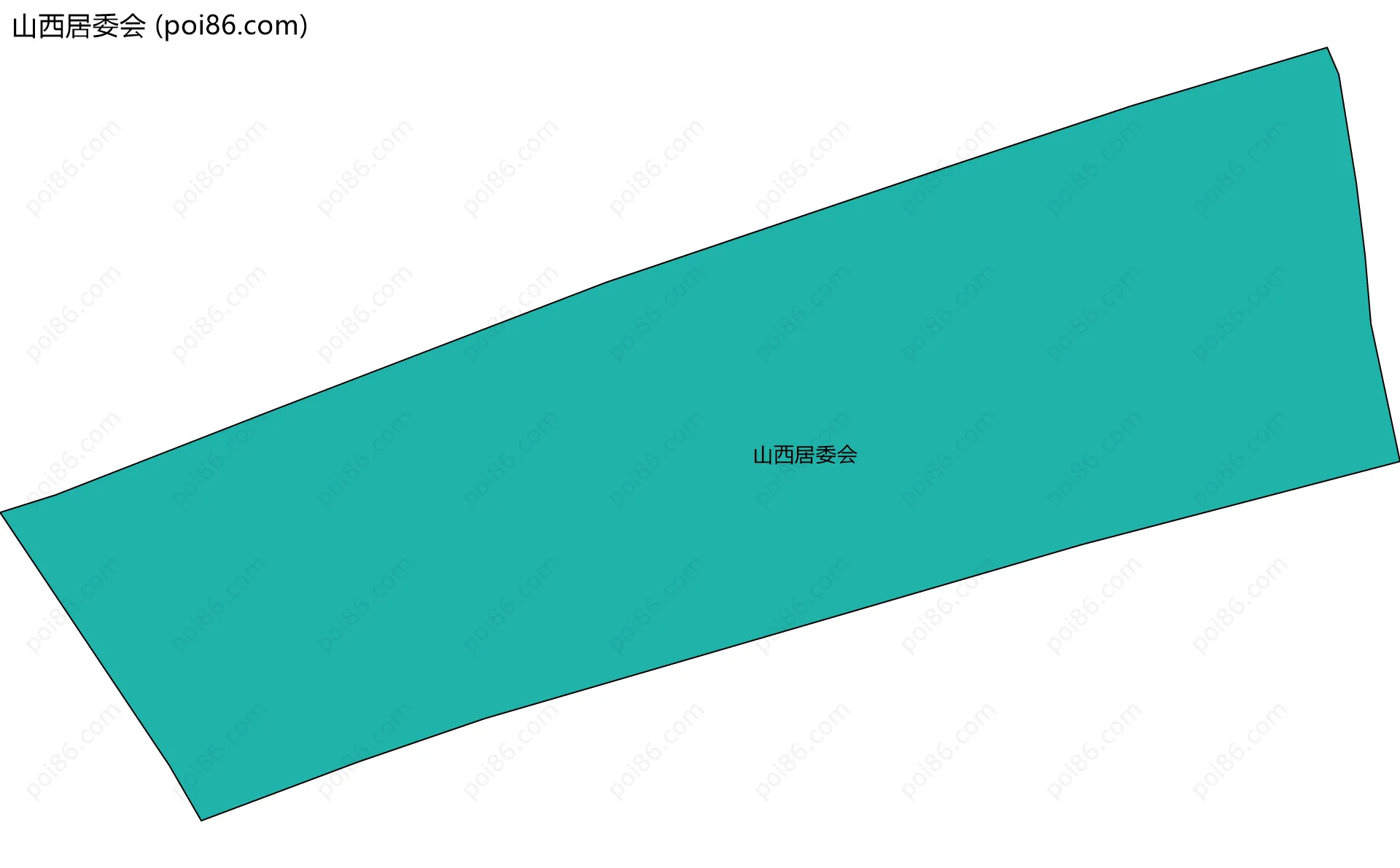 山西居委会边界地图