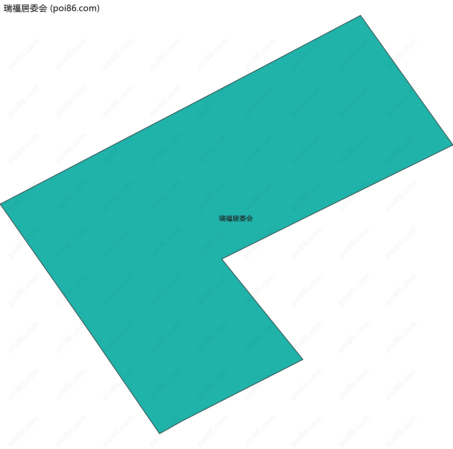 瑞福居委会边界地图