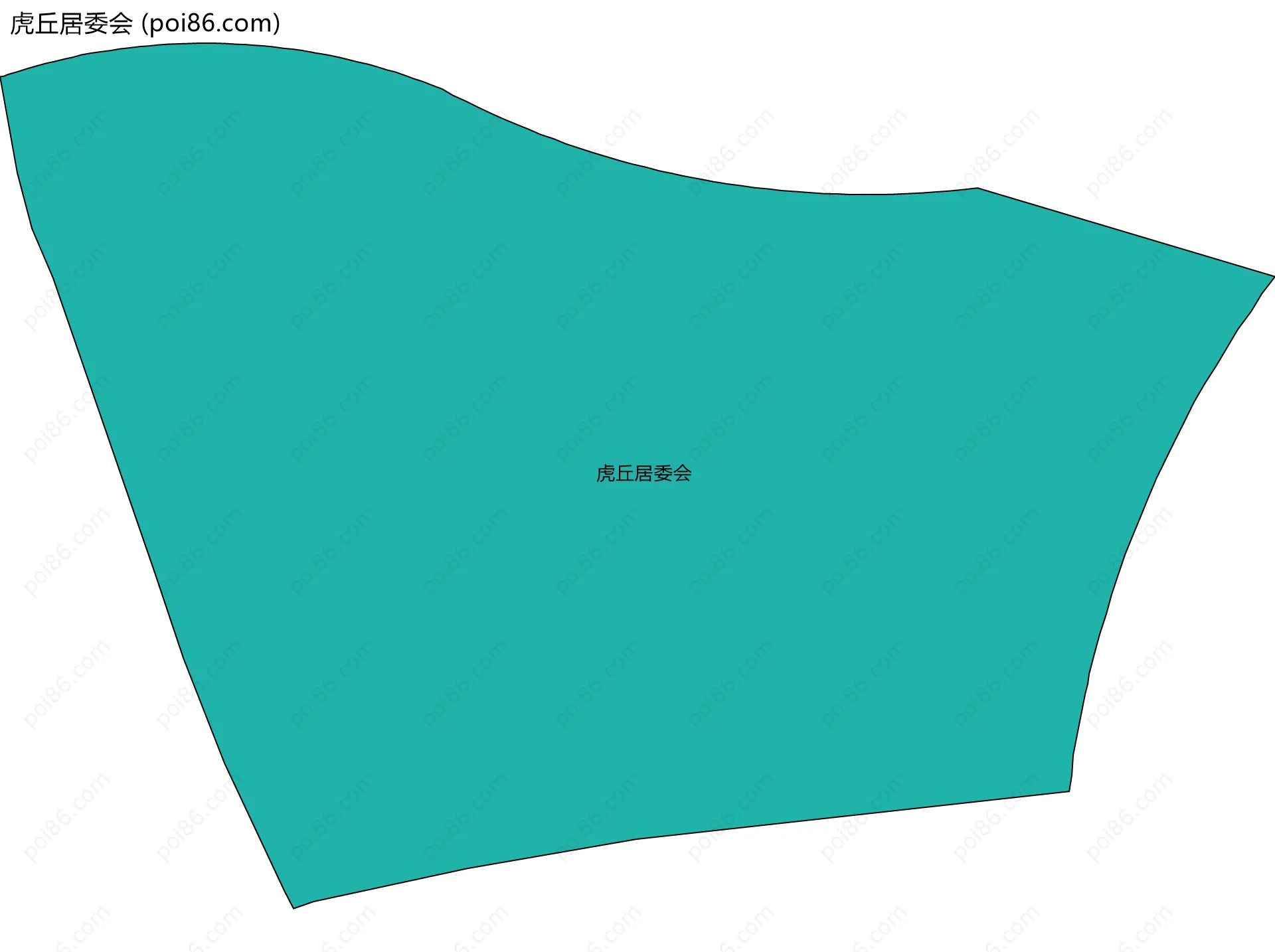 虎丘居委会边界地图