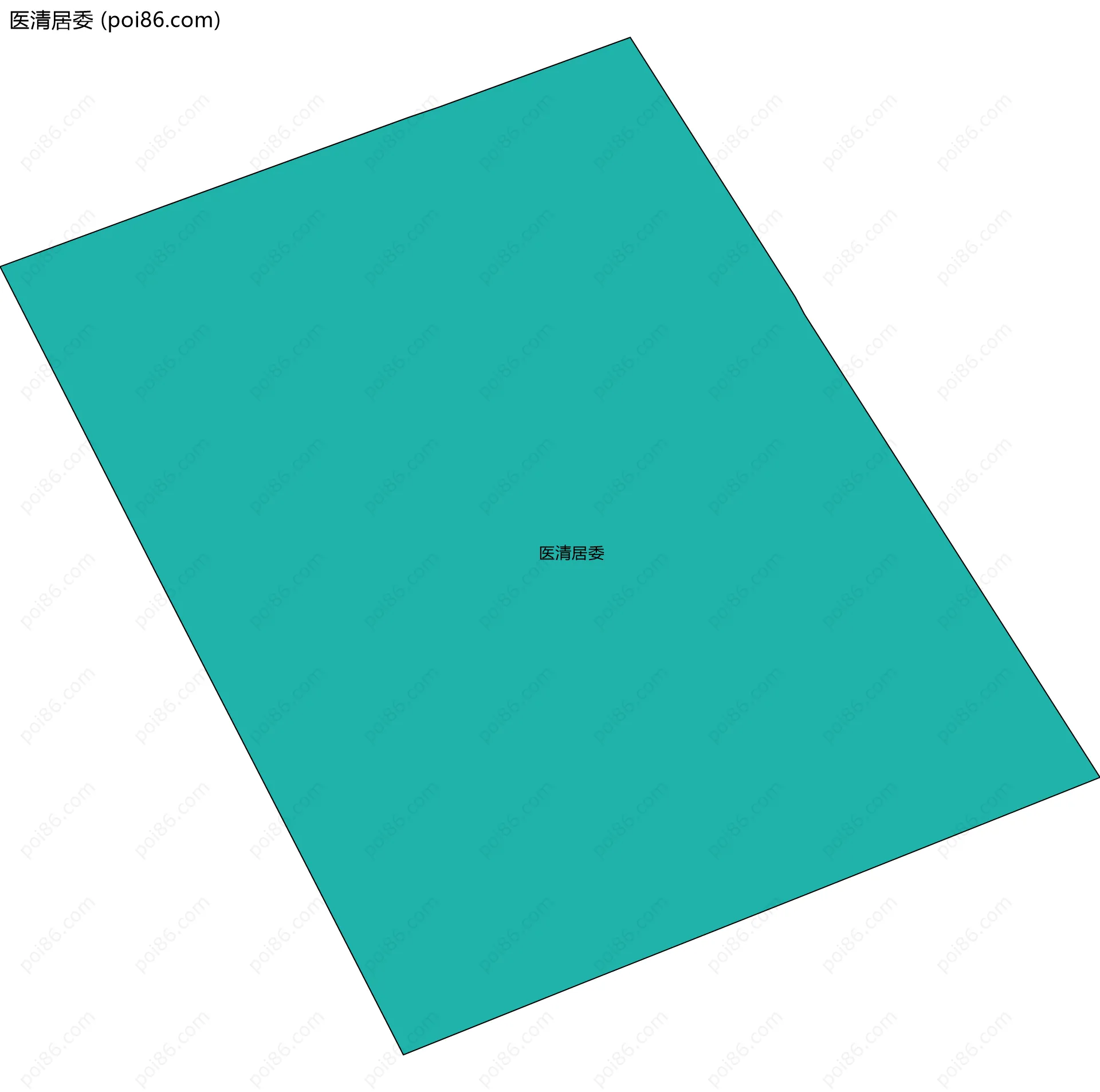 医清居委边界地图