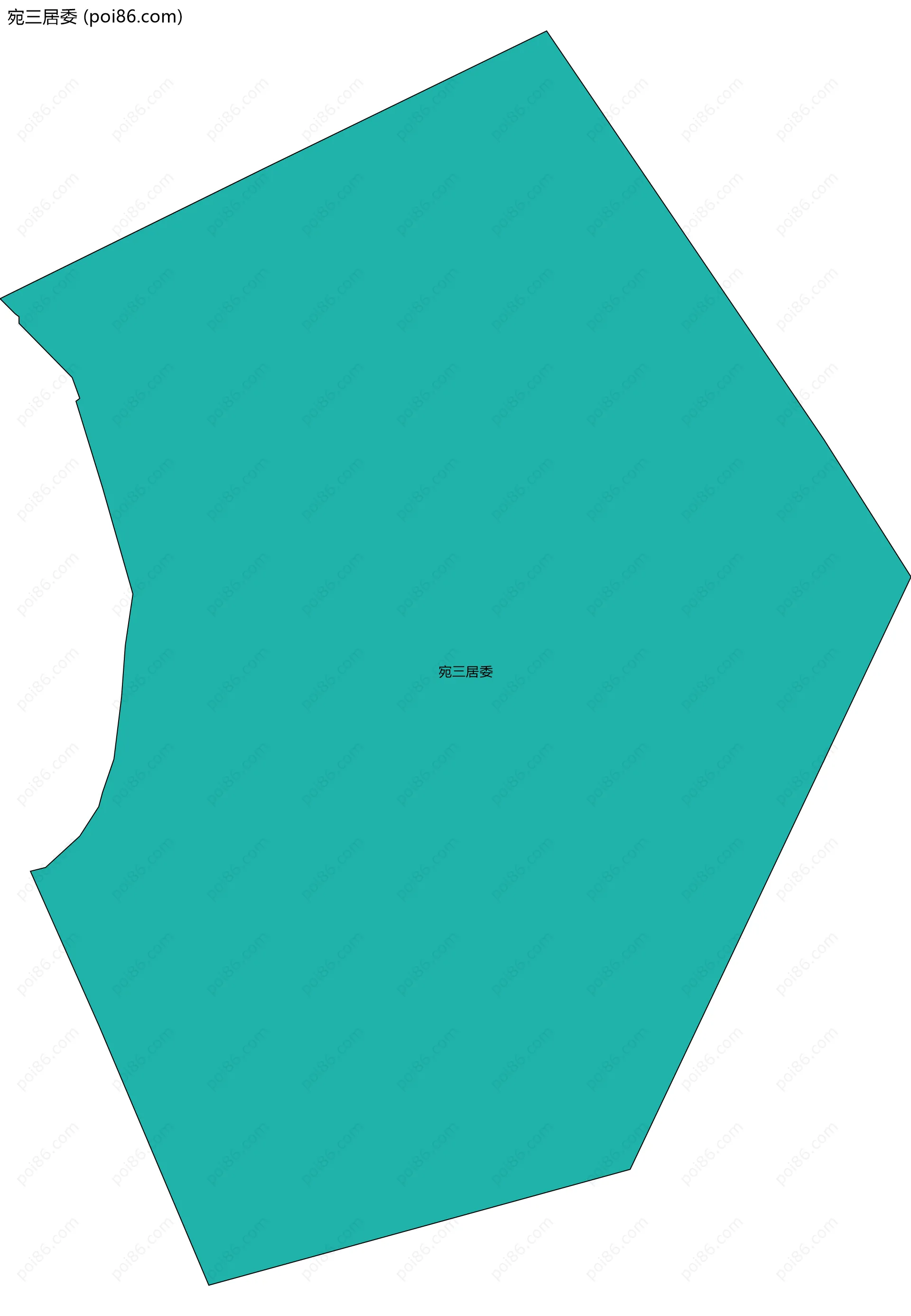 宛三居委边界地图