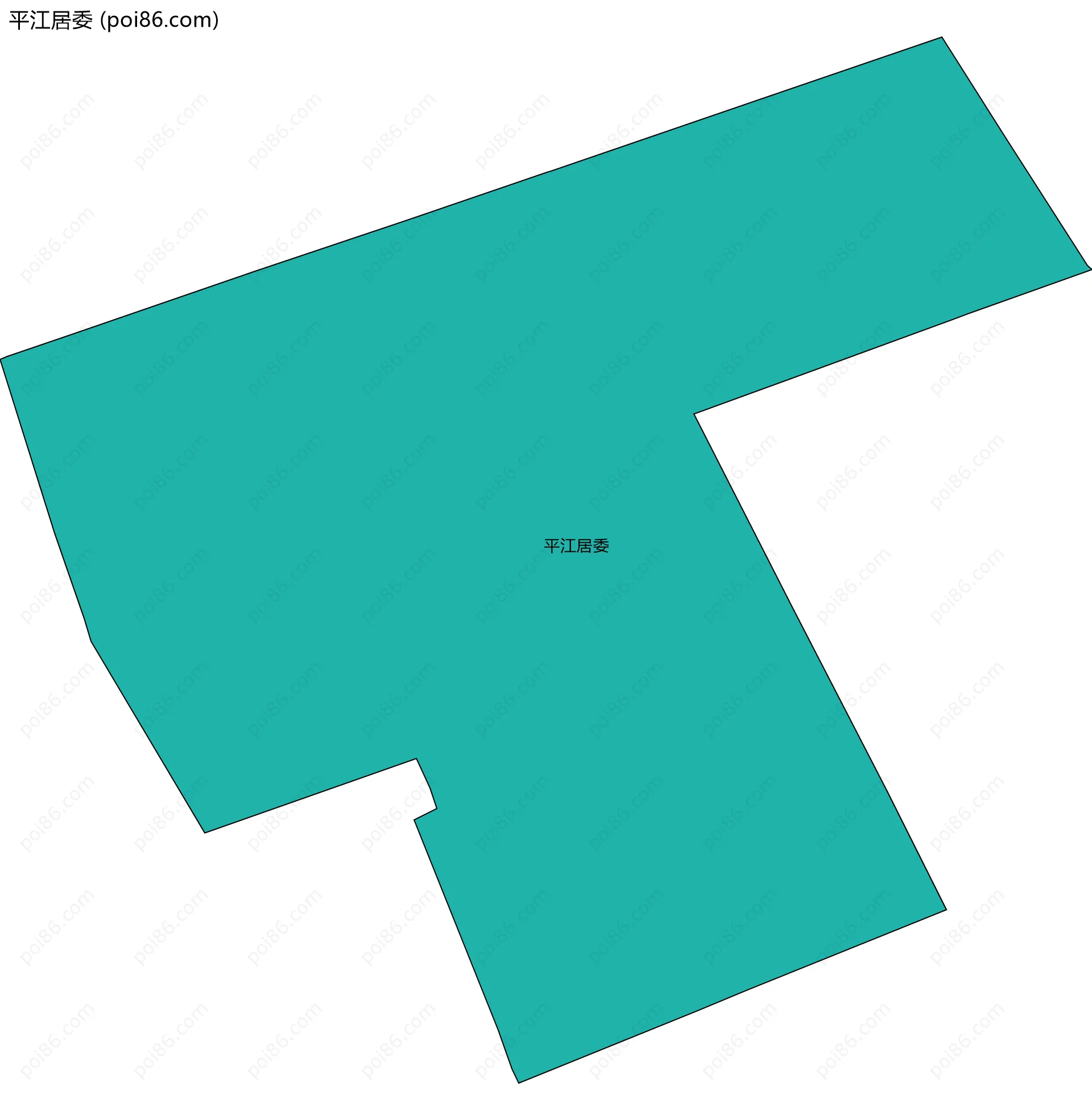 平江居委边界地图