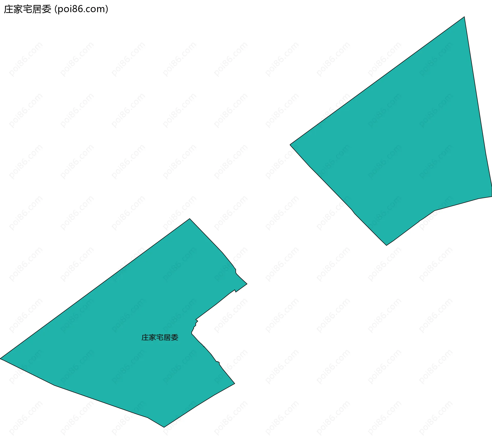 庄家宅居委边界地图