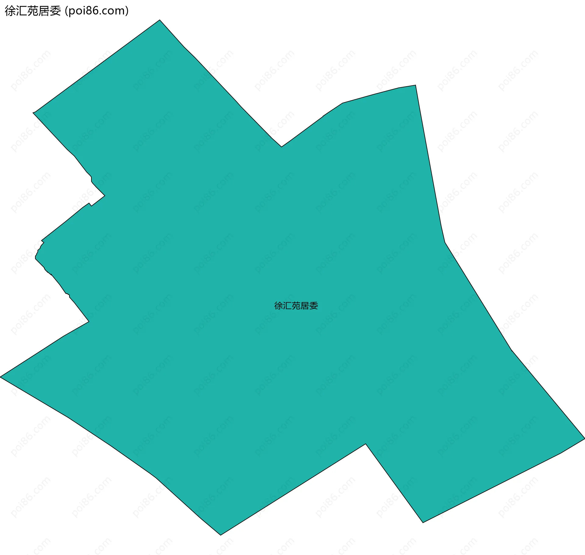 徐汇苑居委边界地图