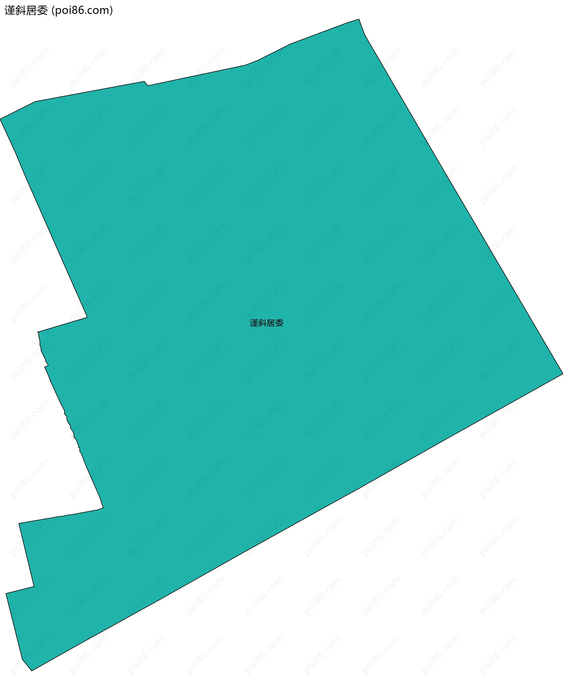 谨斜居委边界地图