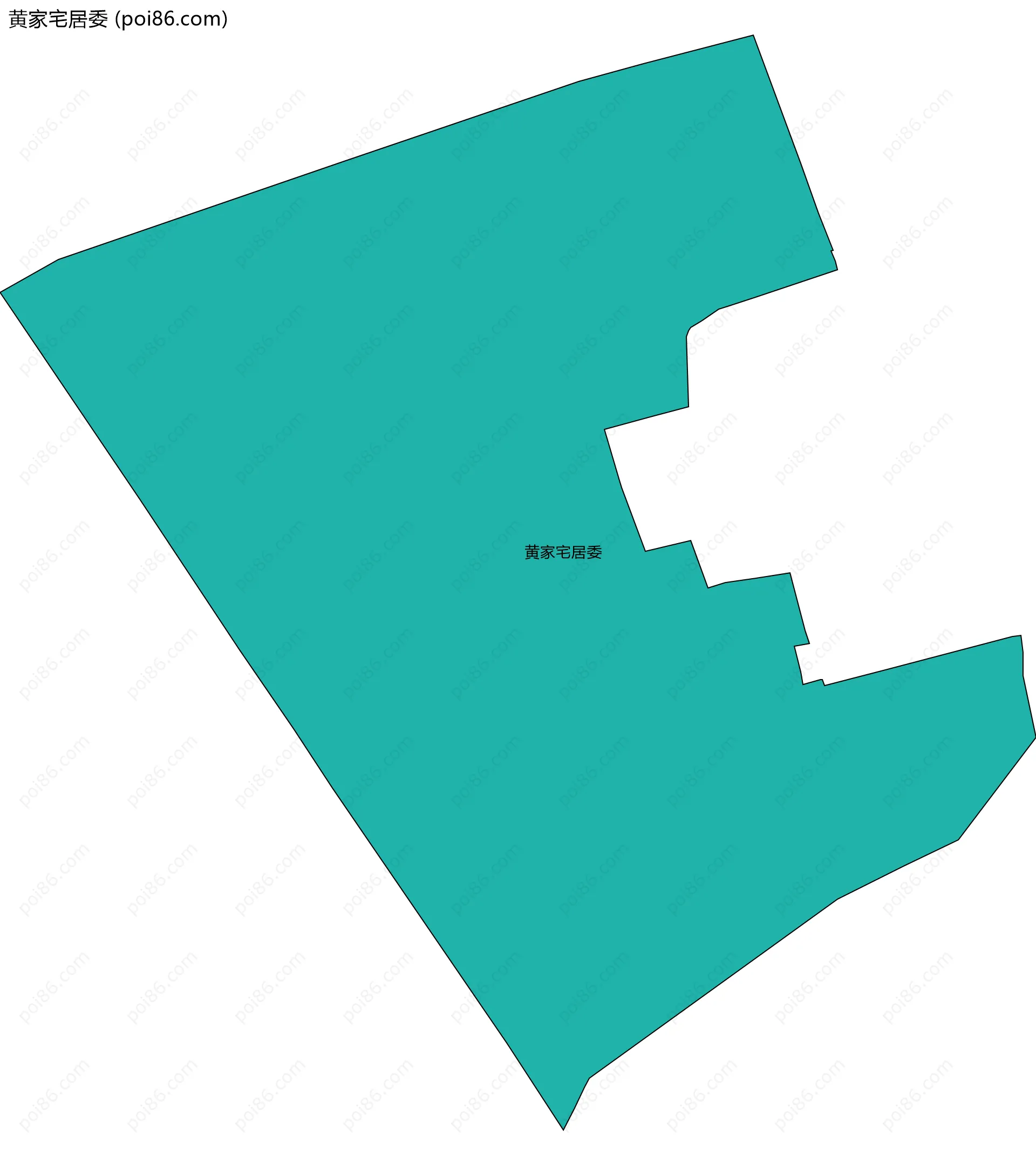 黄家宅居委边界地图
