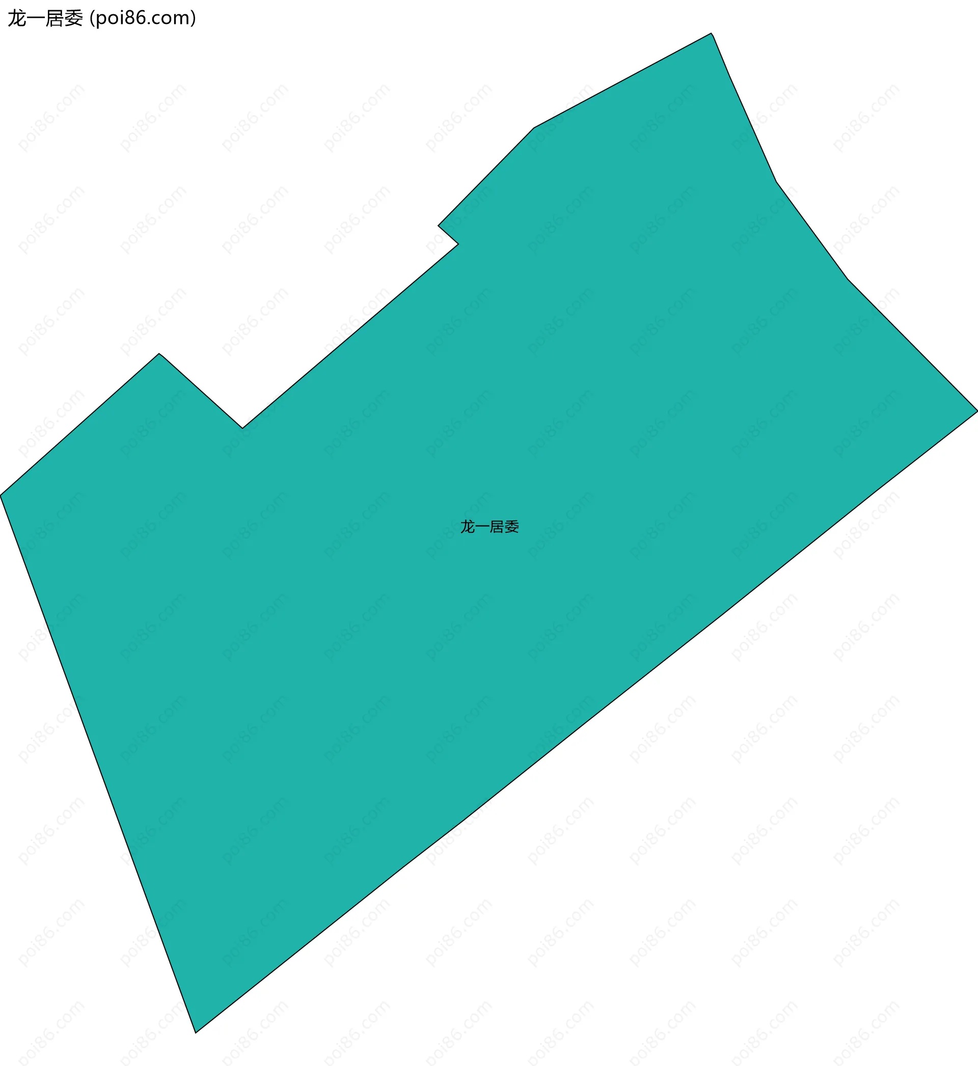 龙一居委边界地图