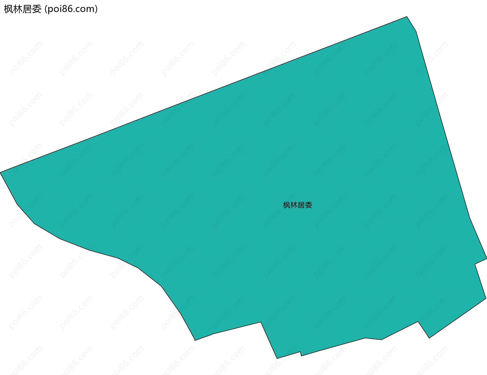 枫林居委边界地图