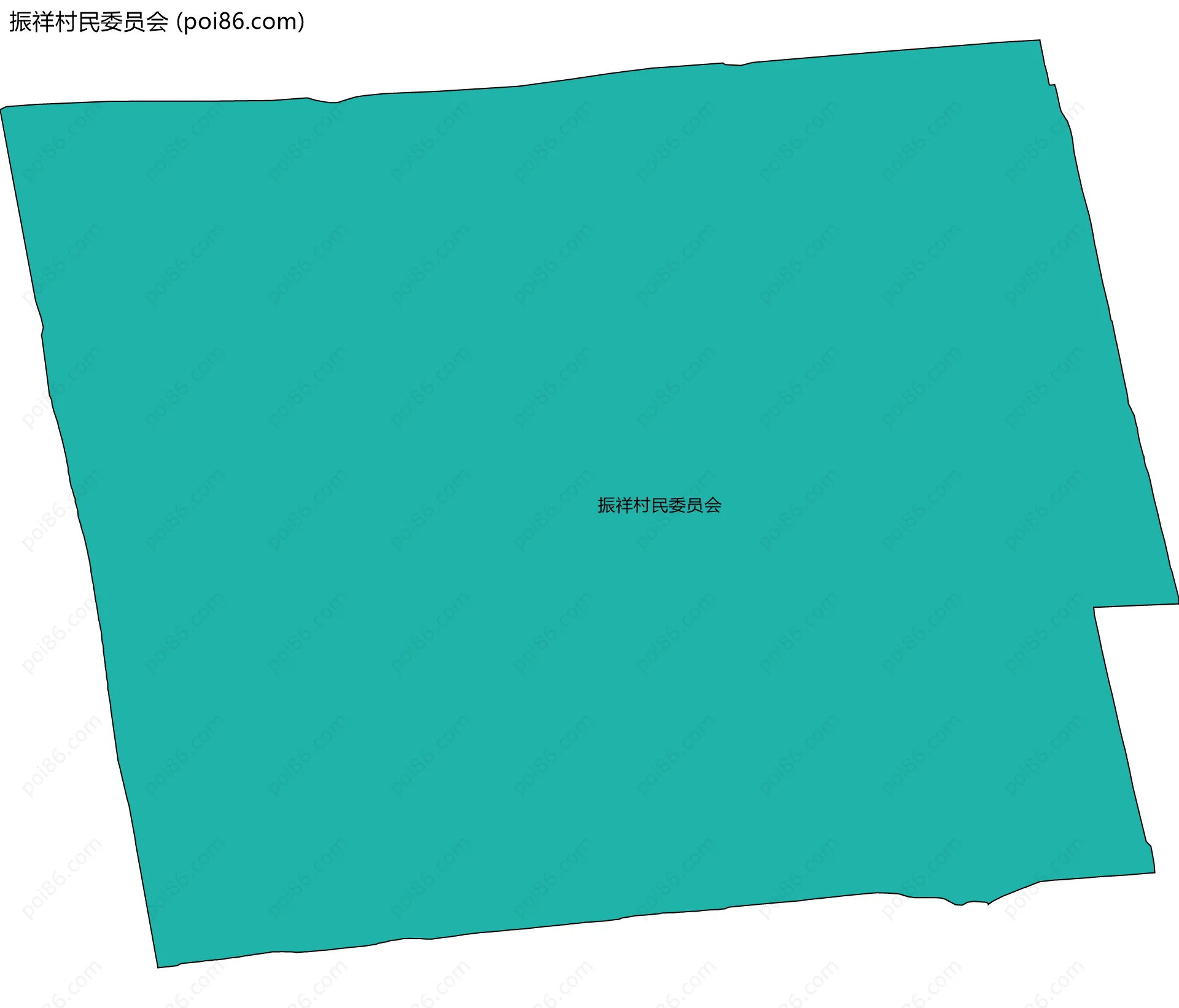 振祥村民委员会边界地图