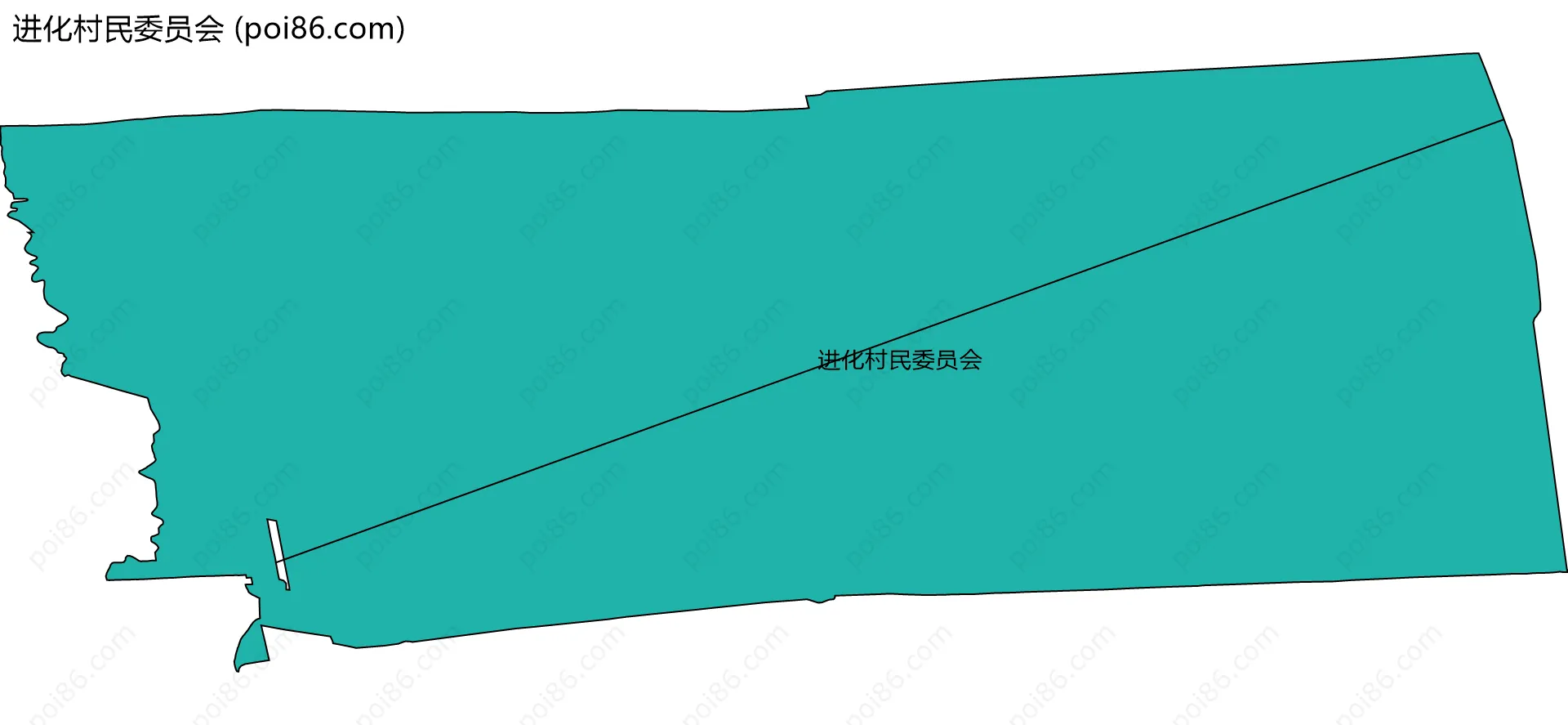 进化村民委员会边界地图