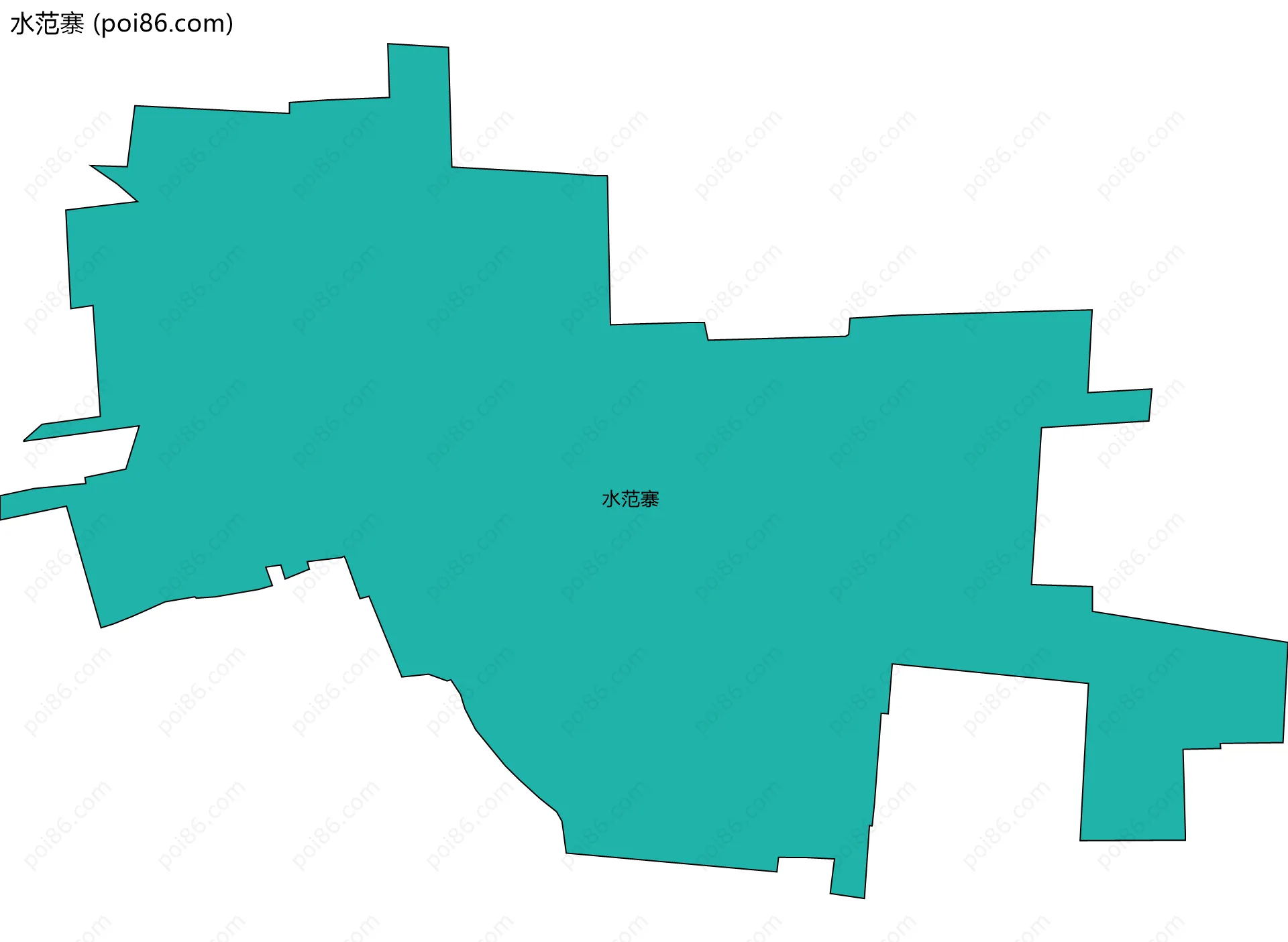 水范寨边界地图